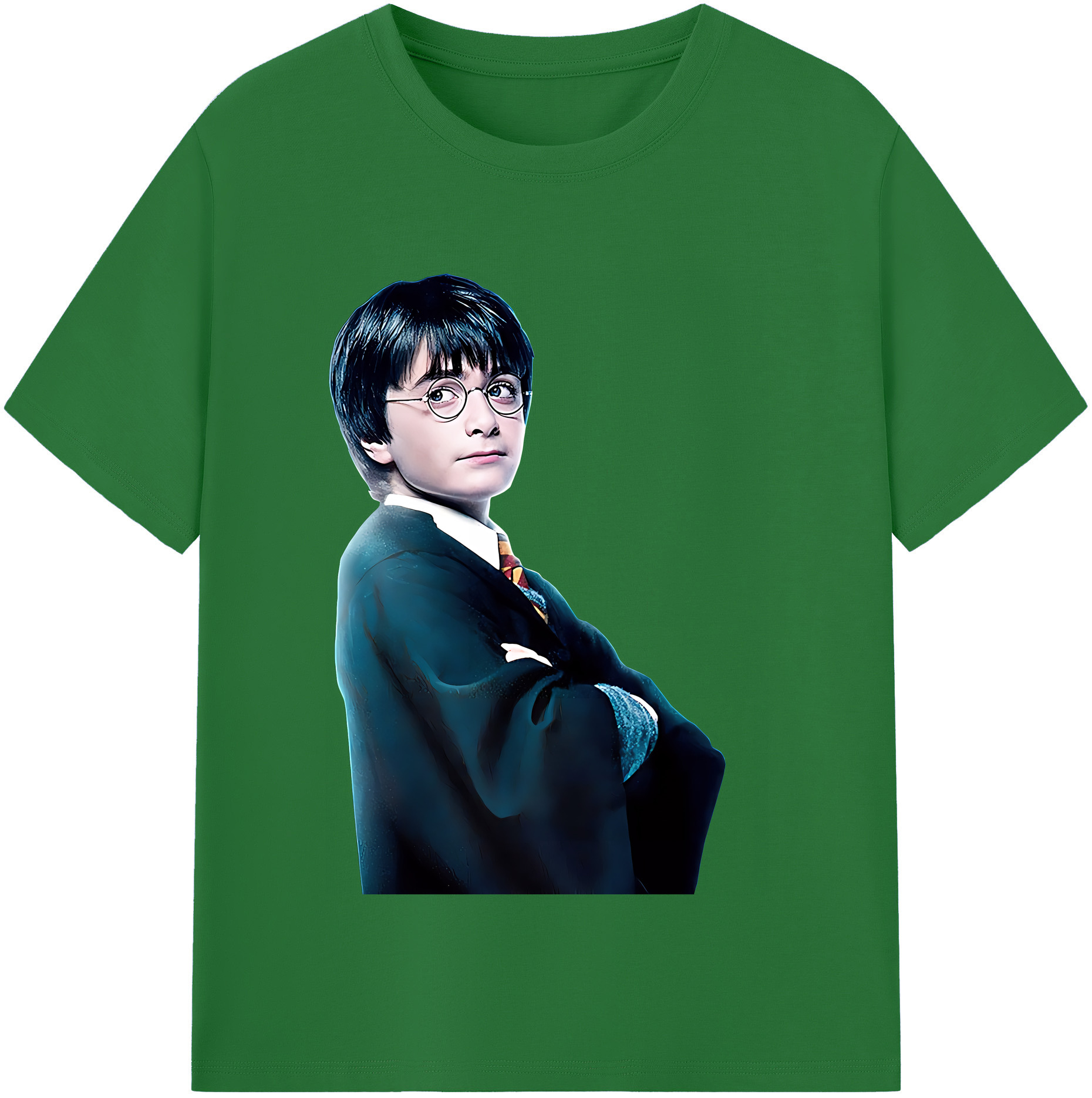 （画像用） Harry Potter ハリー・ポッターシリーズ 綿100％半袖Tシャツ（フロントプリント）