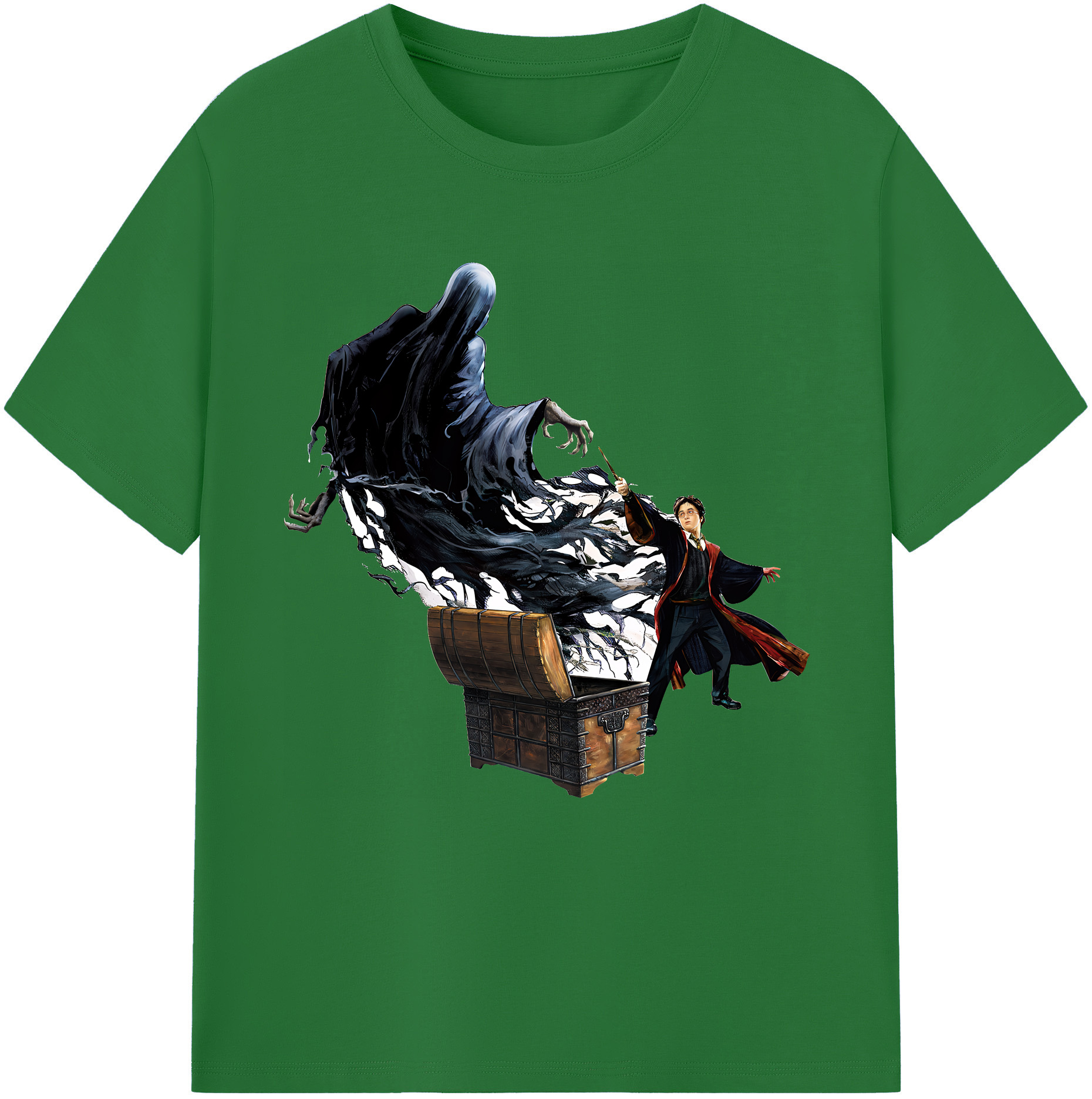 （画像用） Harry Potter ハリー・ポッターシリーズ 綿100％半袖Tシャツ（フロントプリント）