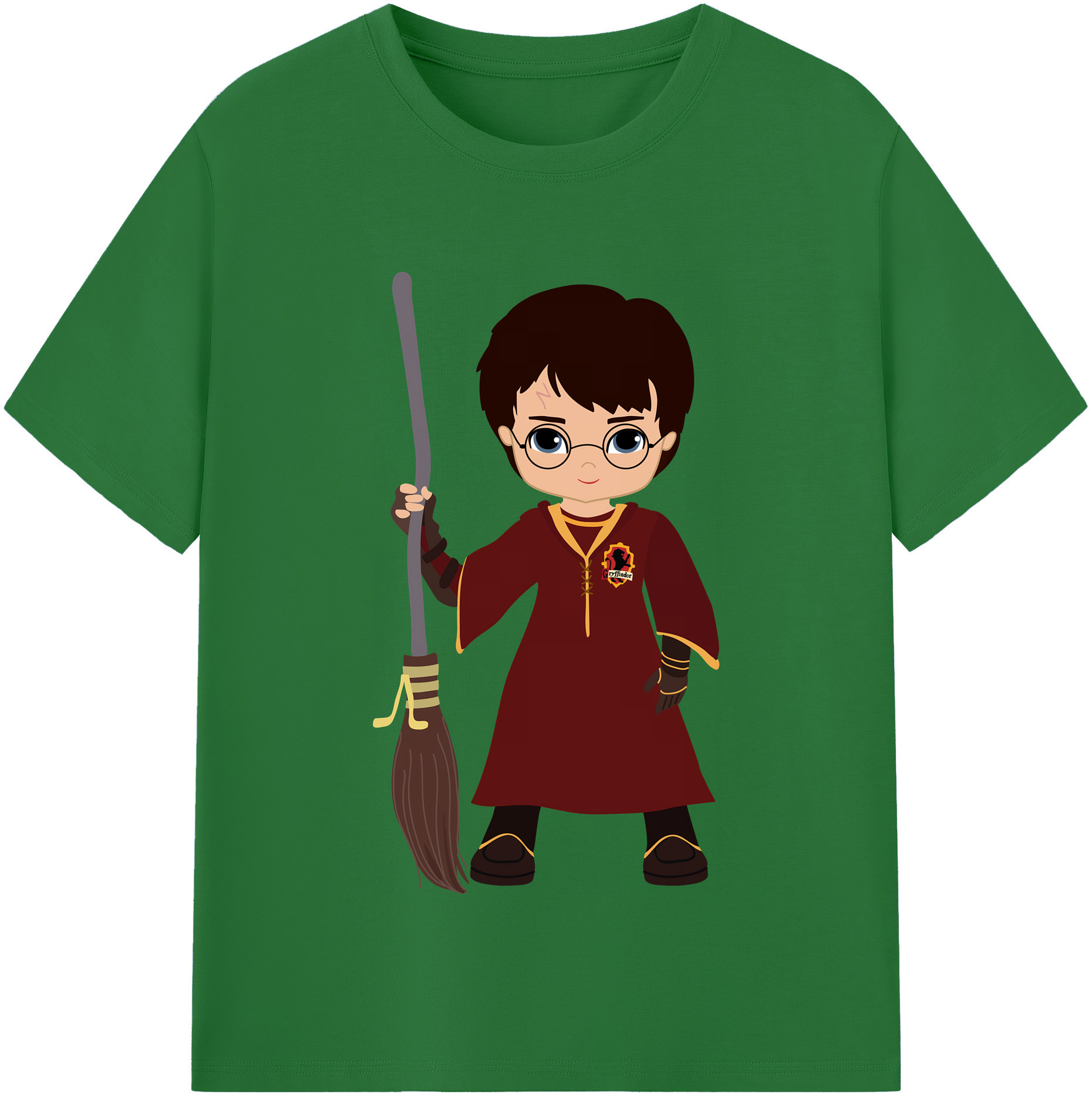 （画像用） Harry Potter ハリー・ポッターシリーズ 綿100％半袖Tシャツ（フロントプリント）