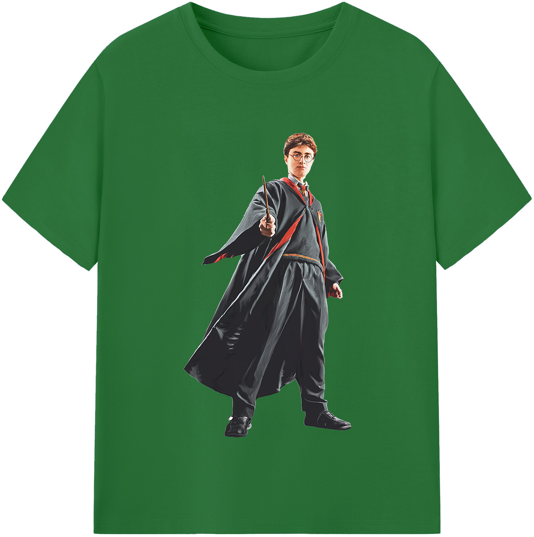 （画像用） Harry Potter ハリー・ポッターシリーズ 綿100％半袖Tシャツ（フロントプリント）