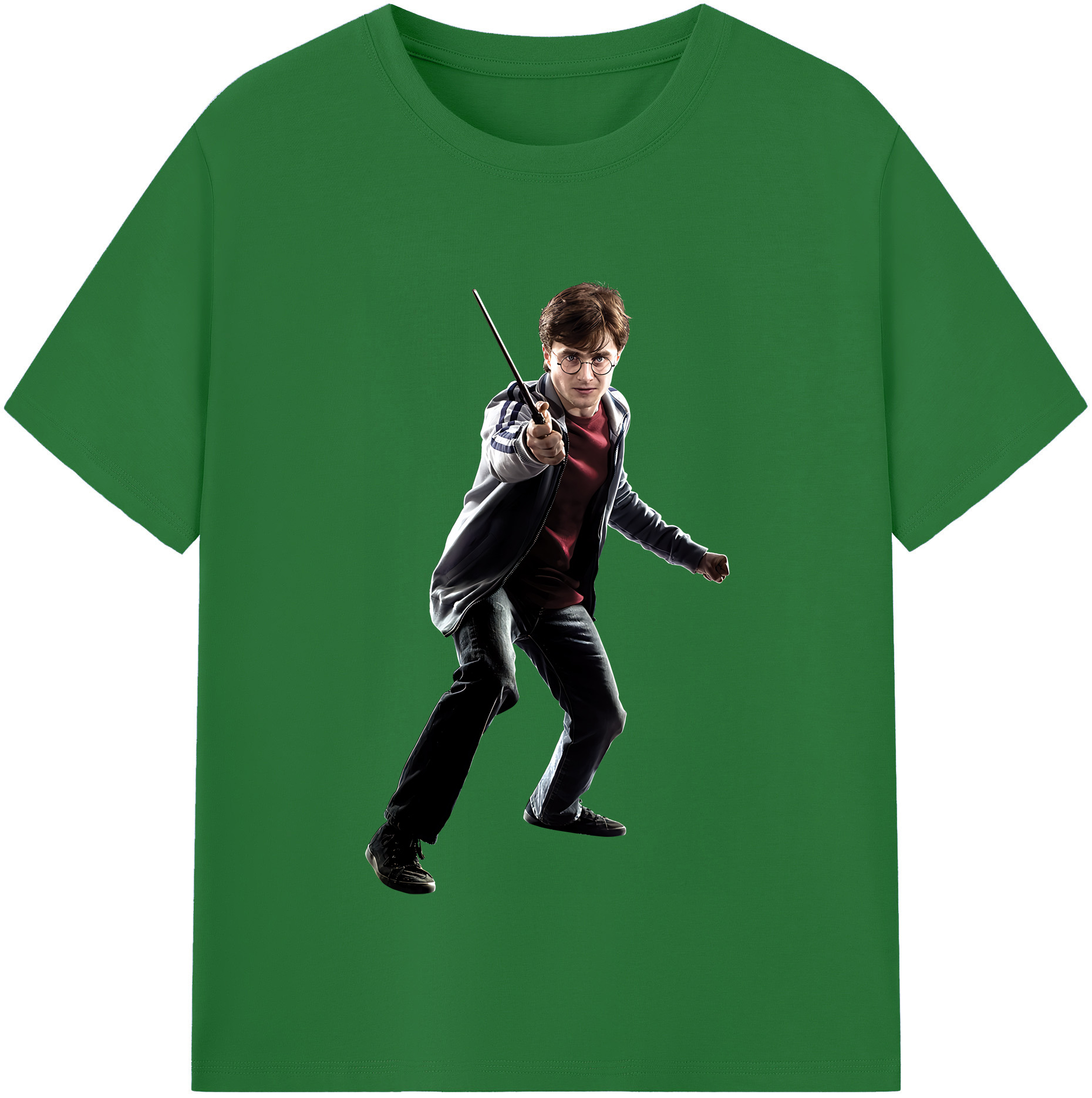 （画像用） Harry Potter ハリー・ポッターシリーズ 綿100％半袖Tシャツ（フロントプリント）