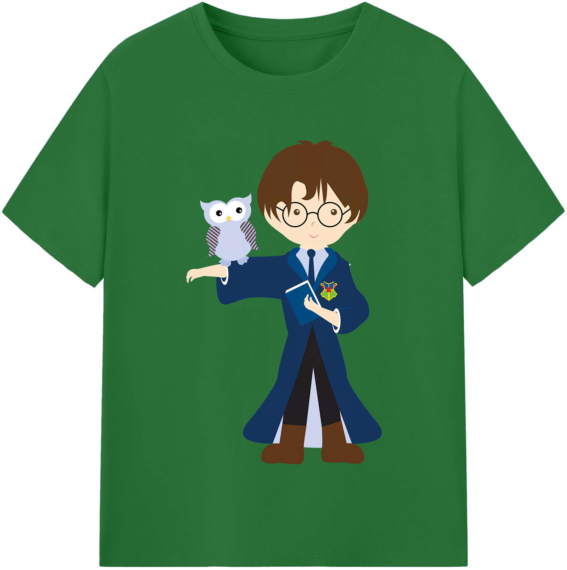 （画像用） Harry Potter ハリー・ポッターシリーズ 綿100％半袖Tシャツ（フロントプリント）