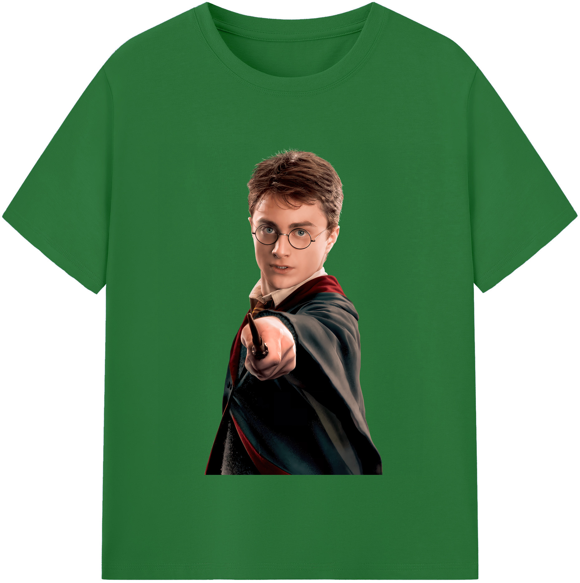 （画像用） Harry Potter ハリー・ポッターシリーズ 綿100％半袖Tシャツ（フロントプリント）