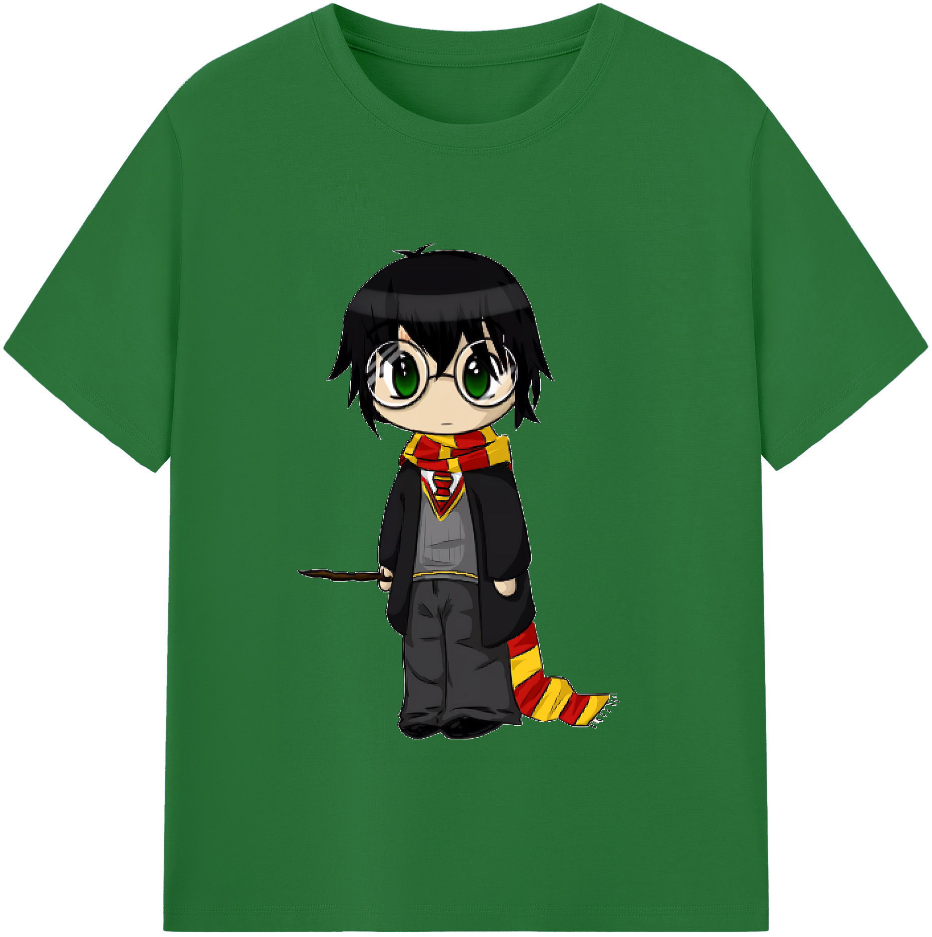 （画像用） Harry Potter ハリー・ポッターシリーズ 綿100％半袖Tシャツ（フロントプリント）