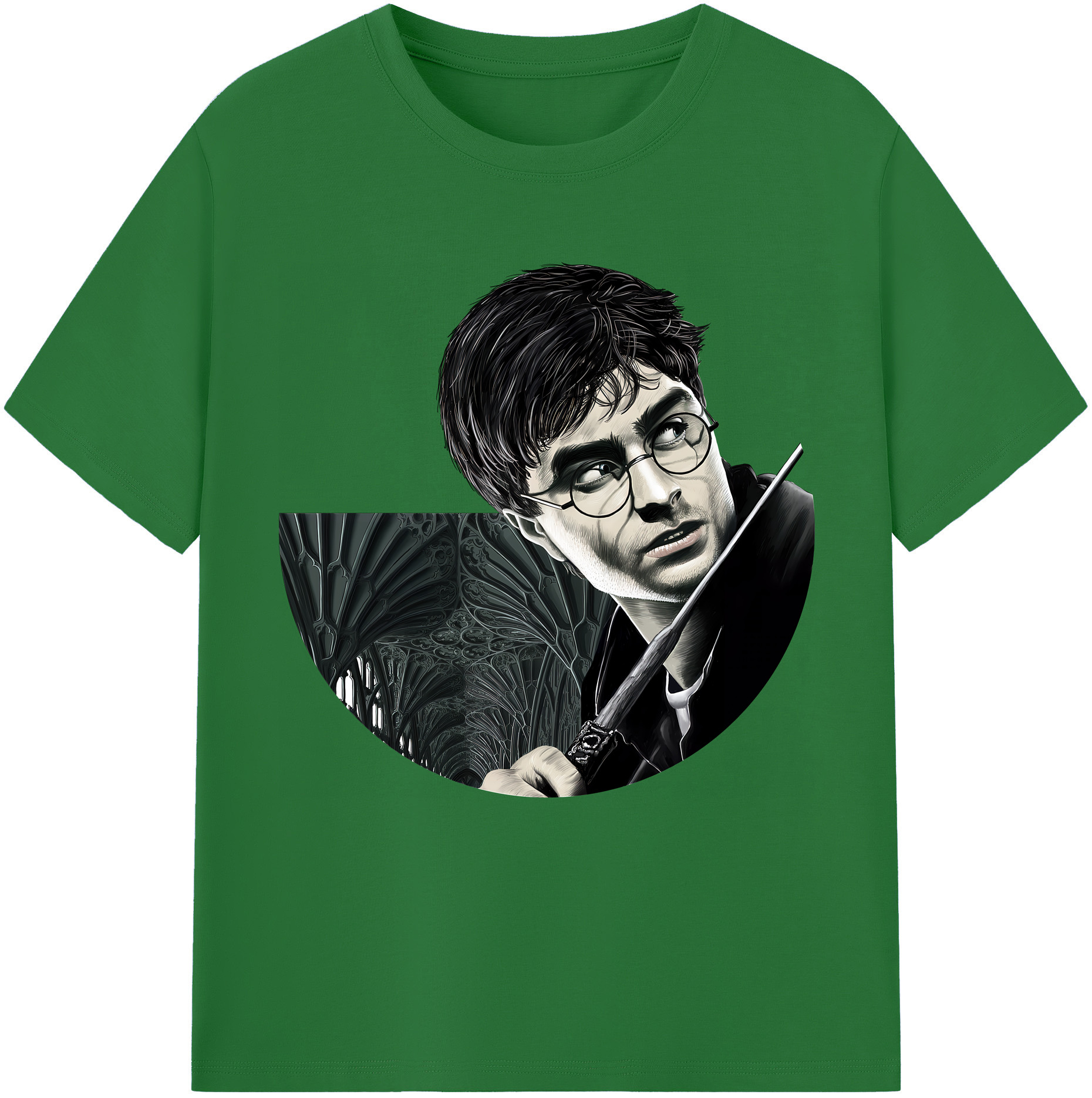 （画像用） Harry Potter ハリー・ポッターシリーズ 綿100％半袖Tシャツ（フロントプリント）