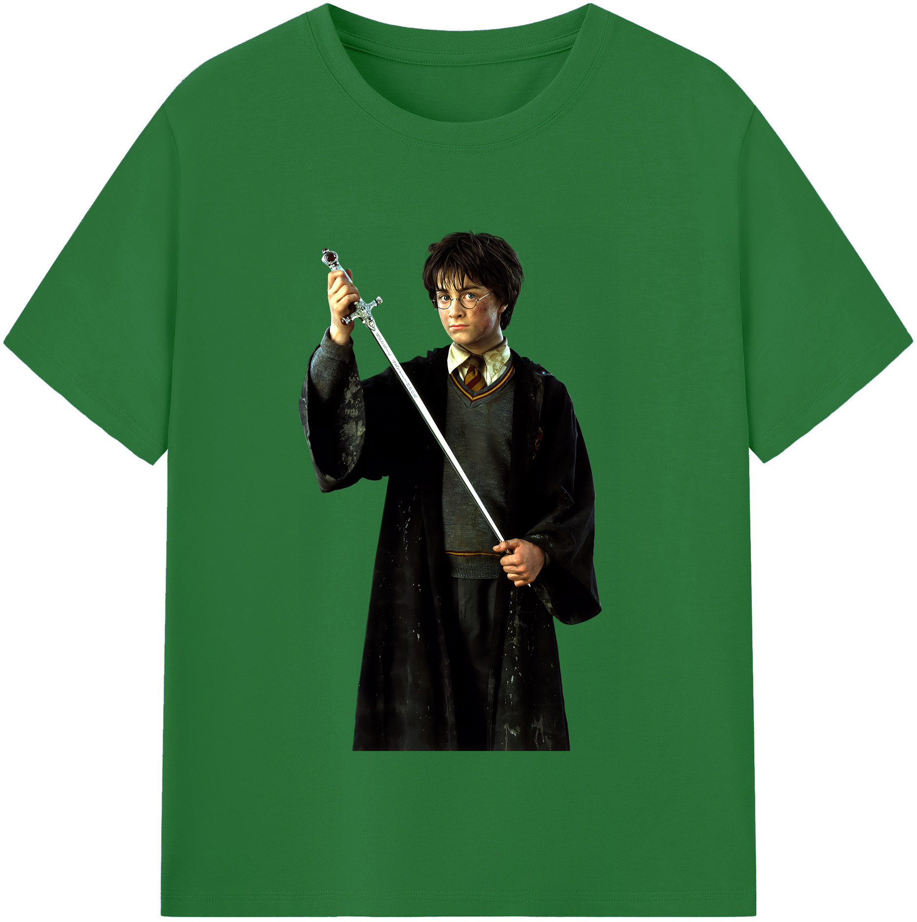 （画像用） Harry Potter ハリー・ポッターシリーズ 綿100％半袖Tシャツ（フロントプリント）