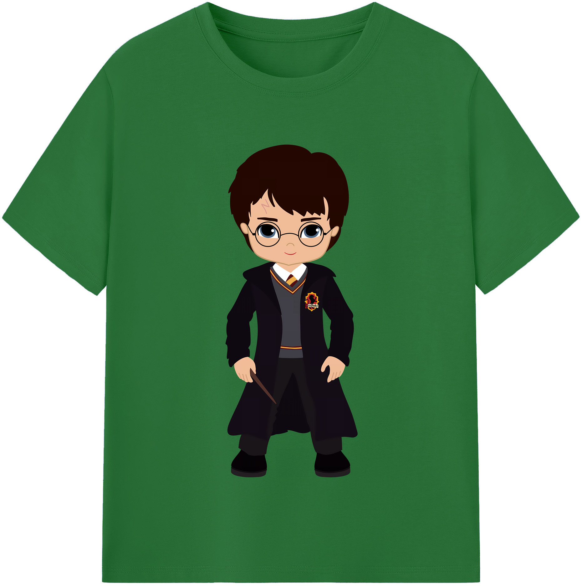 （画像用） Harry Potter ハリー・ポッターシリーズ 綿100％半袖Tシャツ（フロントプリント）