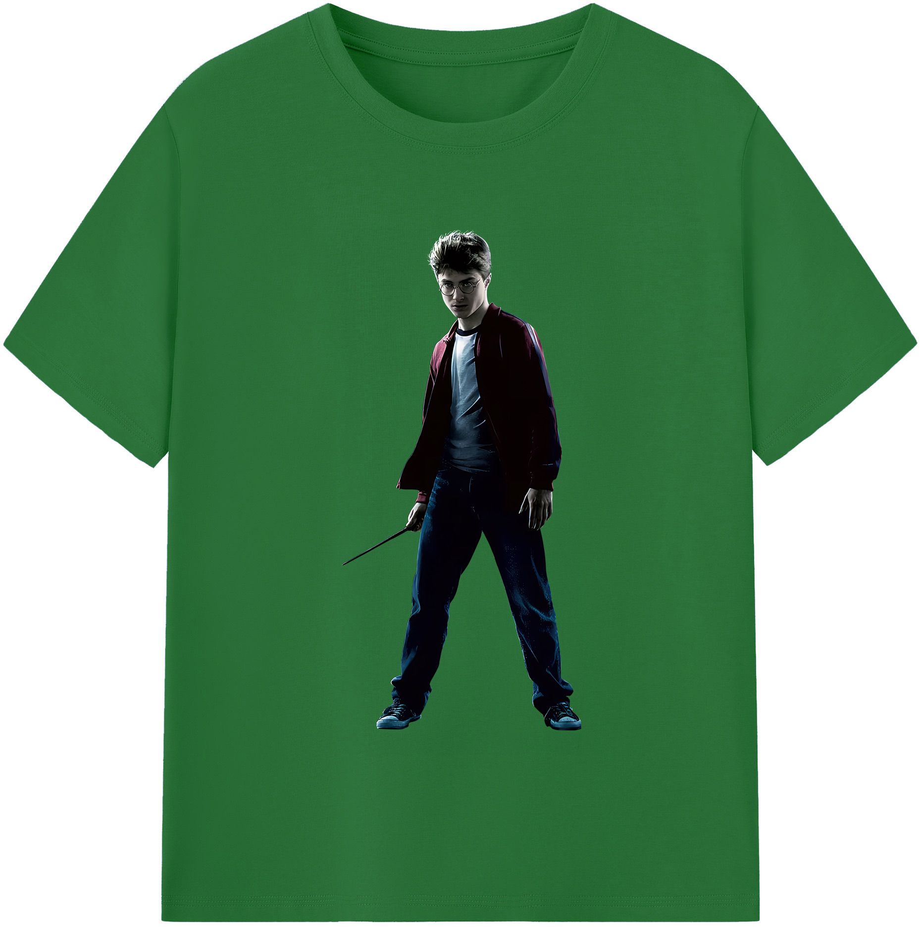 （画像用） Harry Potter ハリー・ポッターシリーズ 綿100％半袖Tシャツ（フロントプリント）