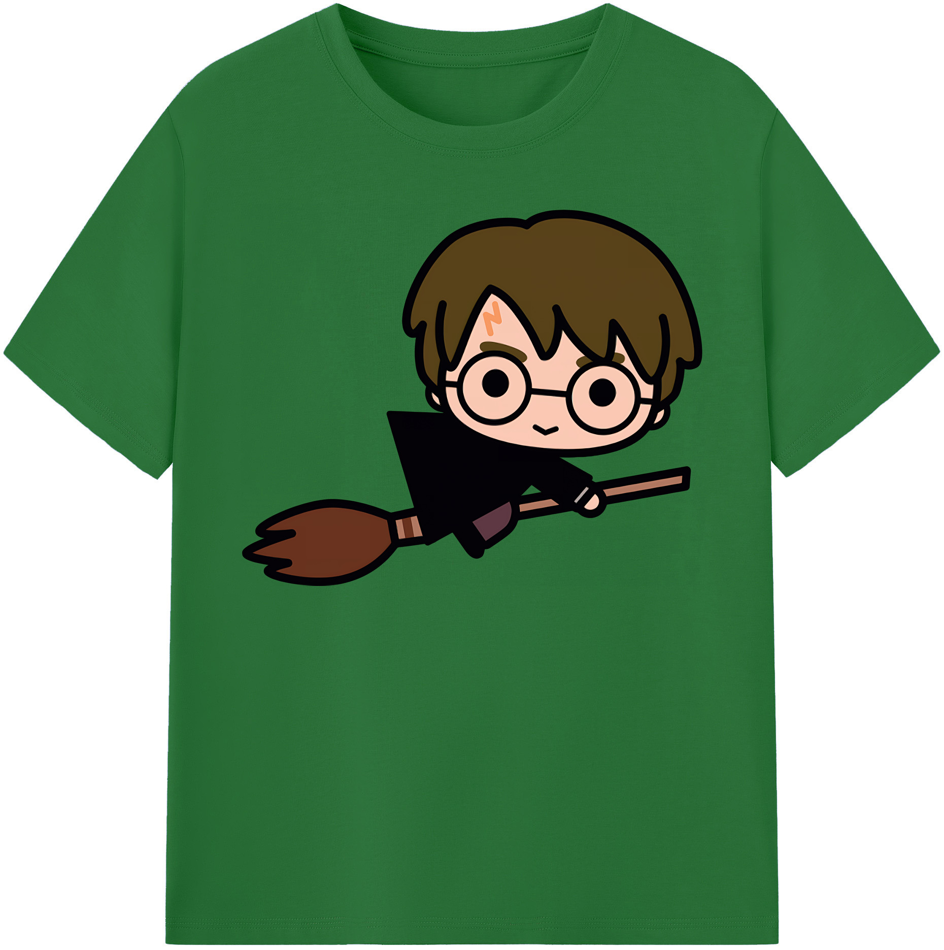 （画像用） Harry Potter ハリー・ポッターシリーズ 綿100％半袖Tシャツ（フロントプリント）