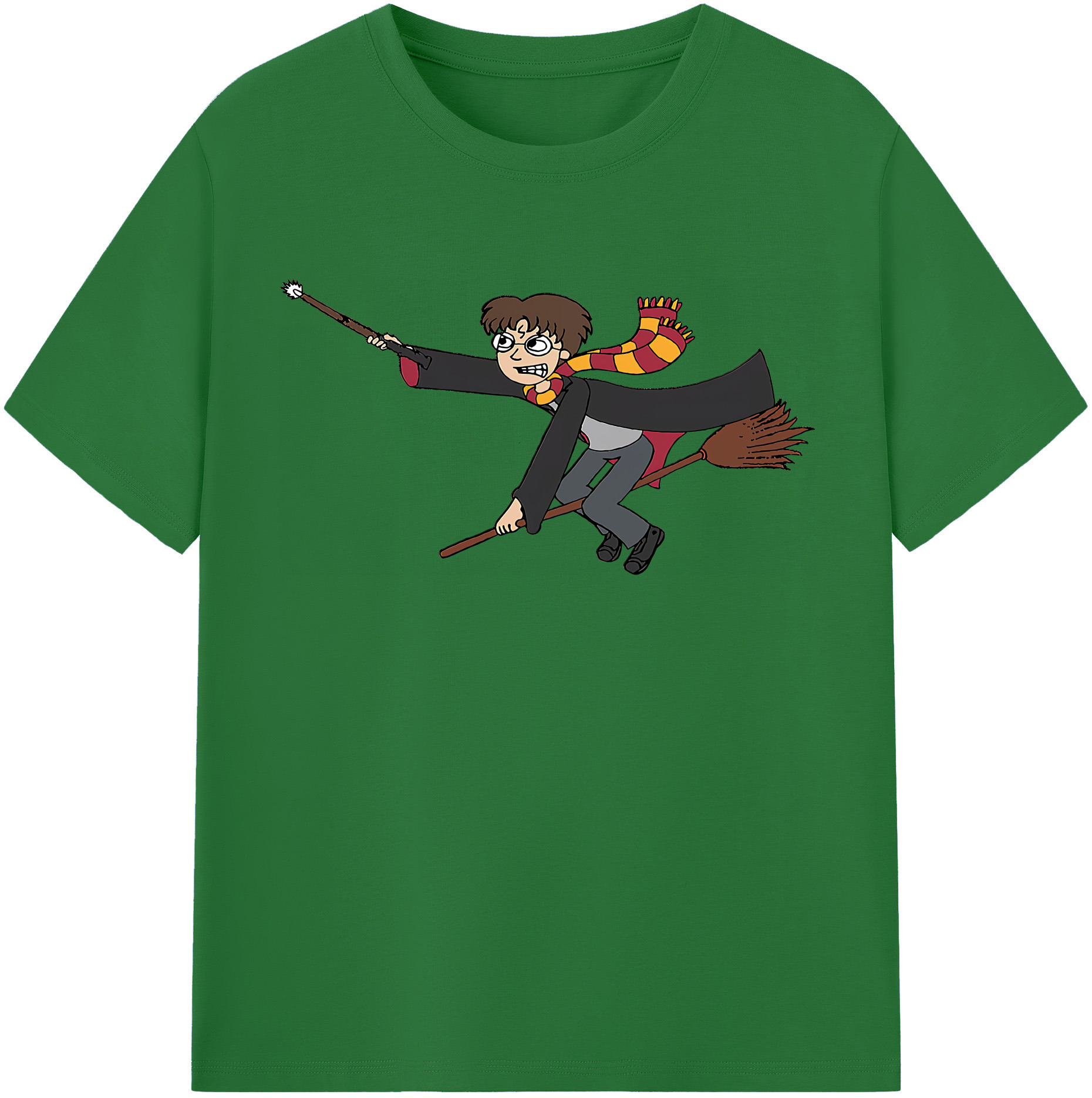（画像用） Harry Potter ハリー・ポッターシリーズ 綿100％半袖Tシャツ（フロントプリント）