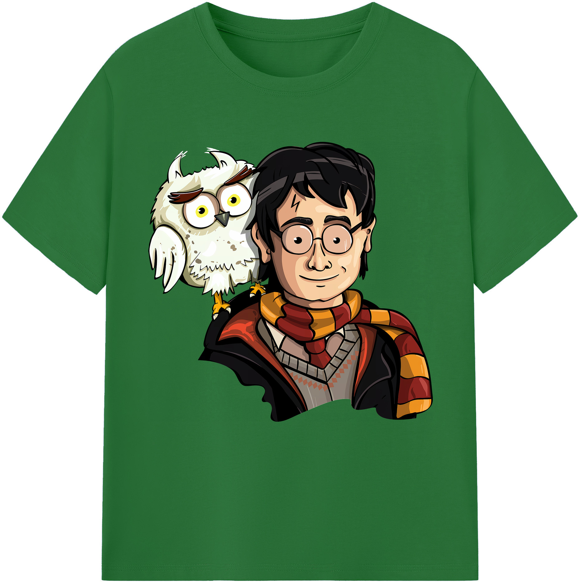 （画像用） Harry Potter ハリー・ポッターシリーズ 綿100％半袖Tシャツ（フロントプリント）