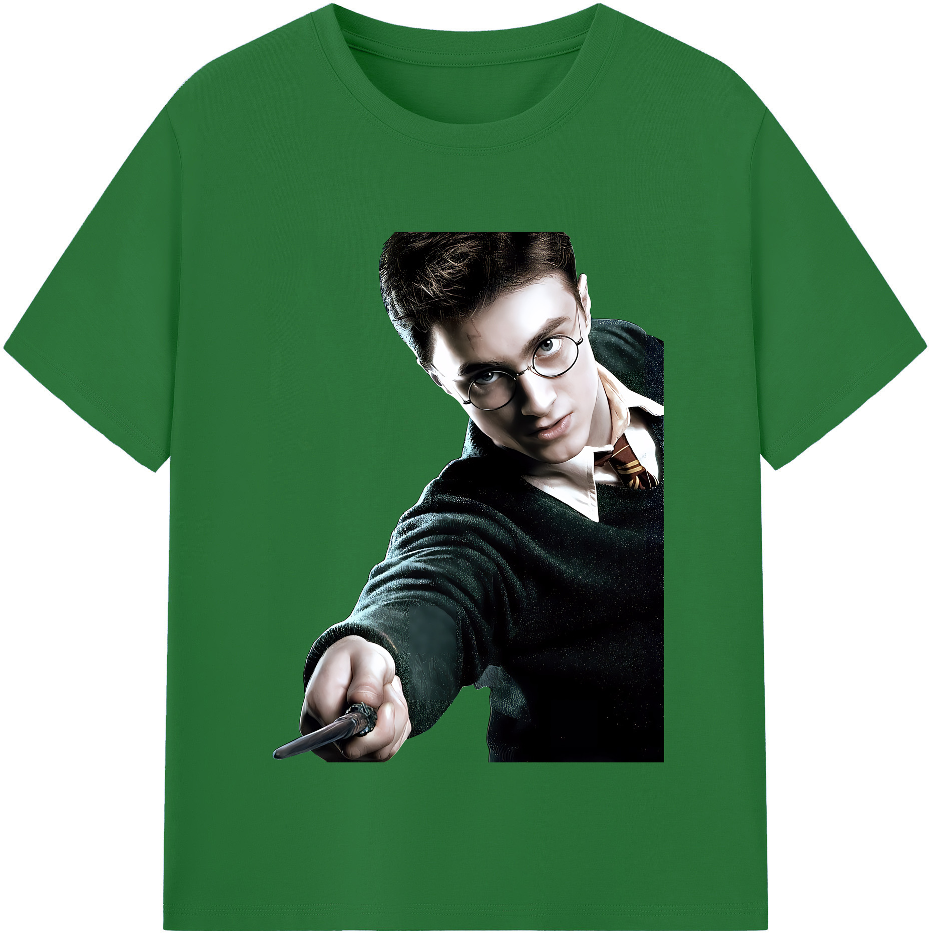 （画像用） Harry Potter ハリー・ポッターシリーズ 綿100％半袖Tシャツ（フロントプリント）