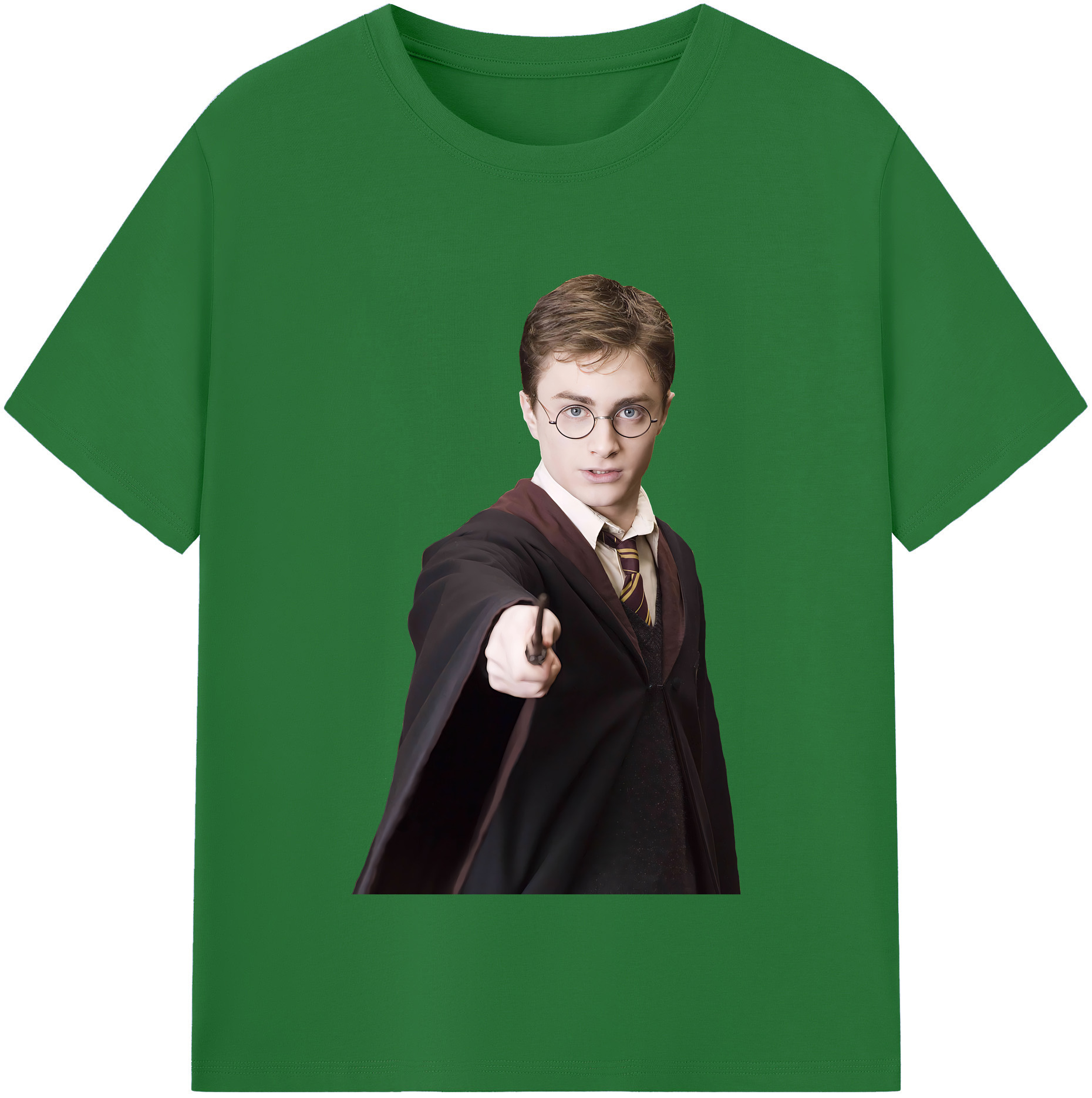 （画像用） Harry Potter ハリー・ポッターシリーズ 綿100％半袖Tシャツ（フロントプリント）