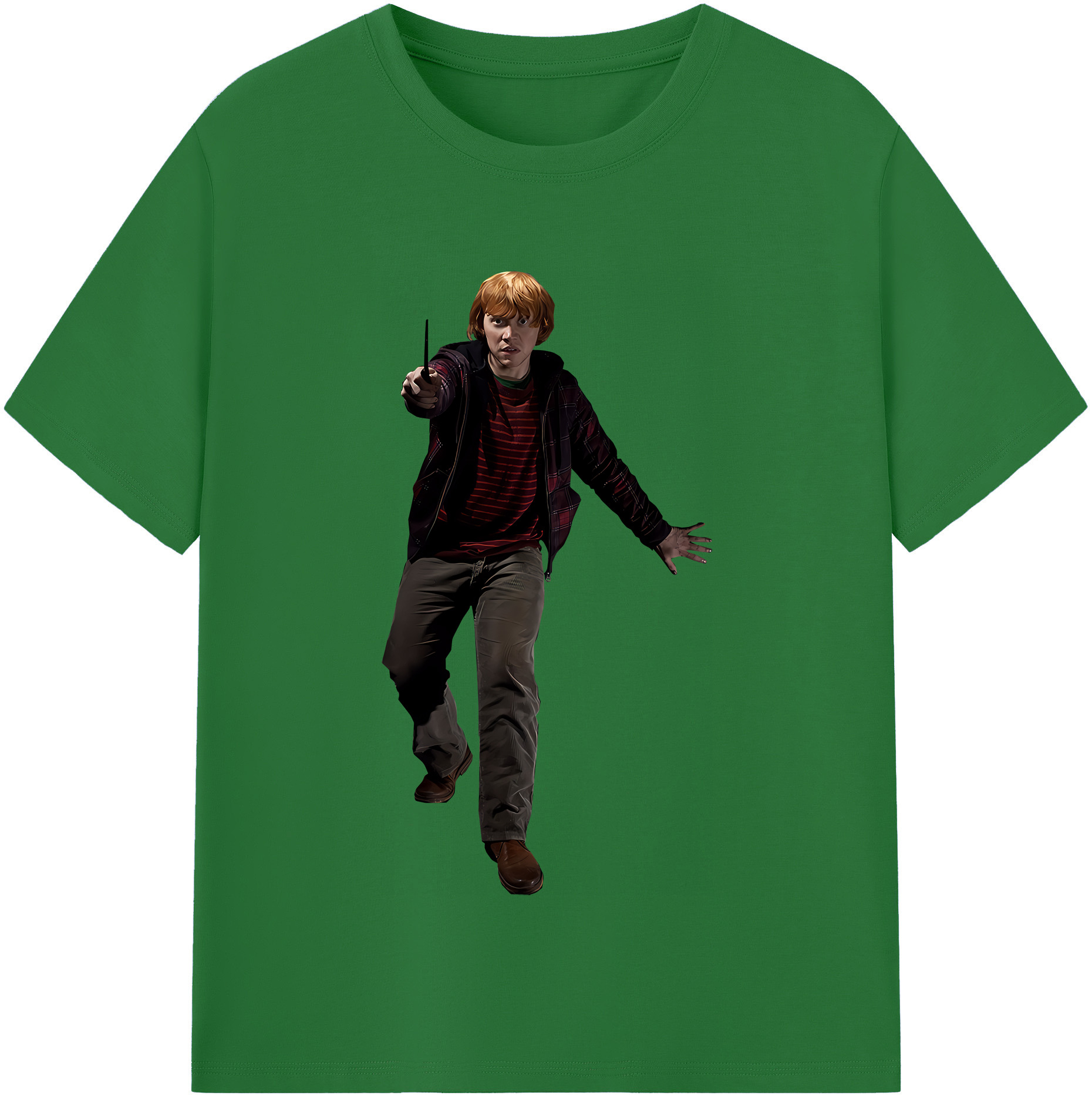 （画像用） Harry Potter ハリー・ポッターシリーズ 綿100％半袖Tシャツ（フロントプリント）