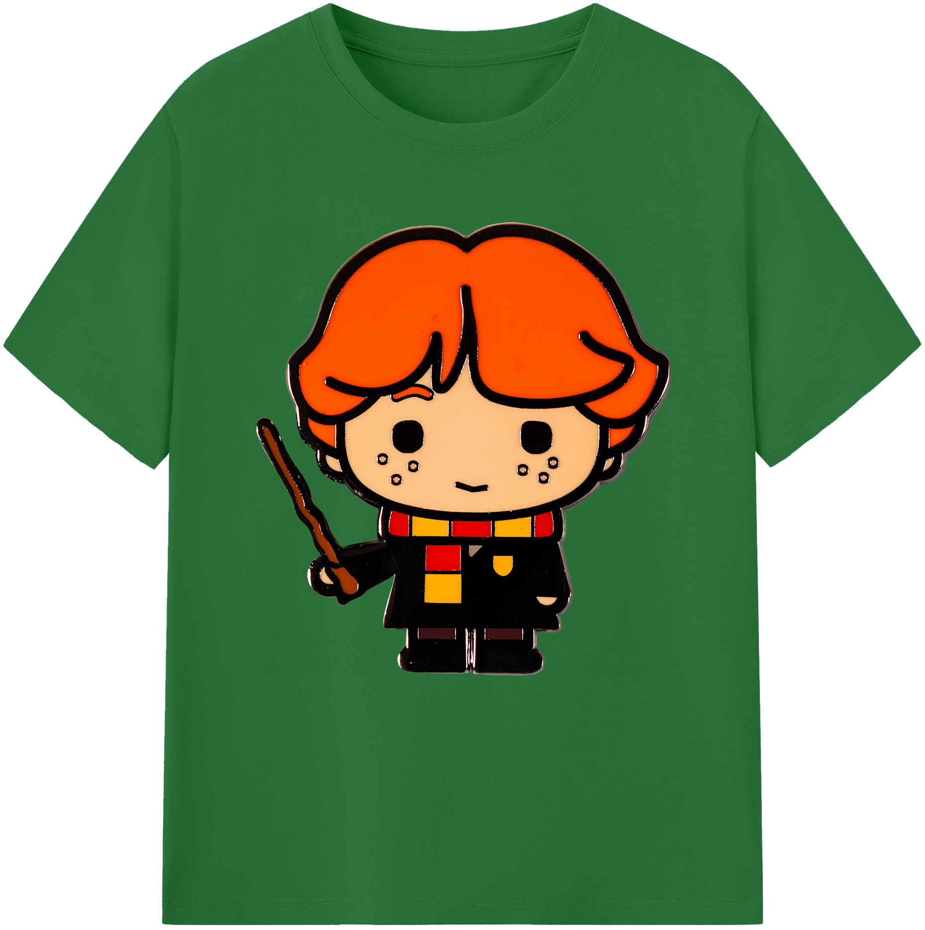 （画像用） Harry Potter ハリー・ポッターシリーズ 綿100％半袖Tシャツ（フロントプリント）