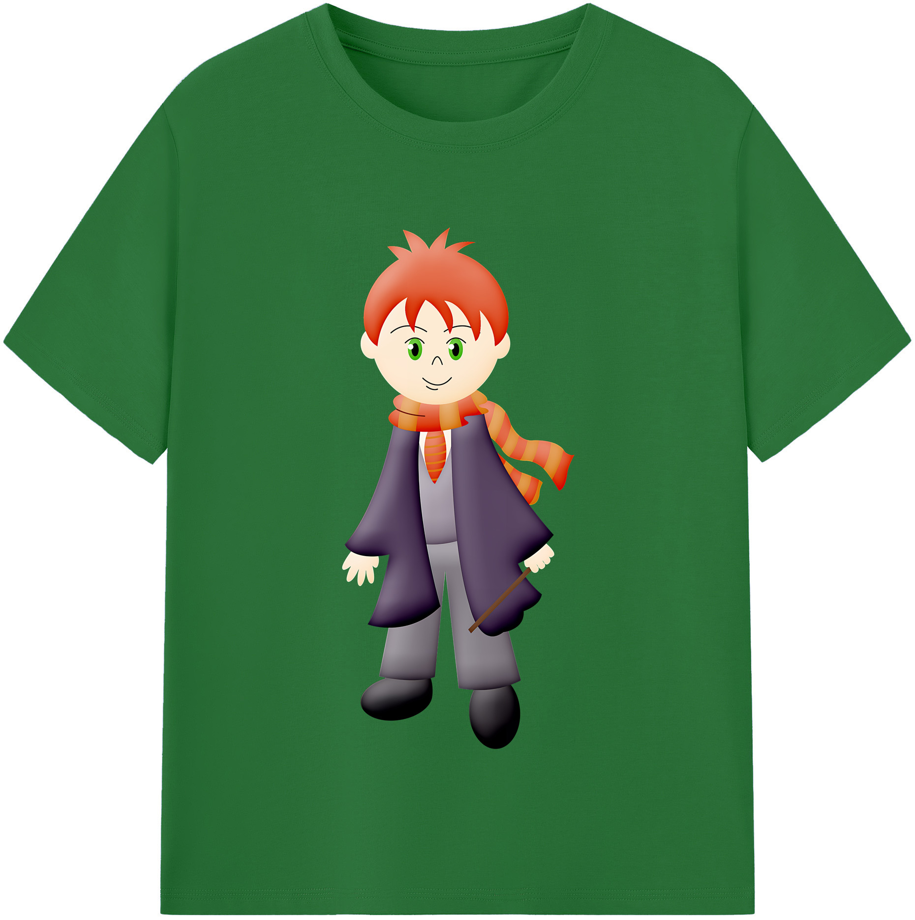（画像用） Harry Potter ハリー・ポッターシリーズ 綿100％半袖Tシャツ（フロントプリント）