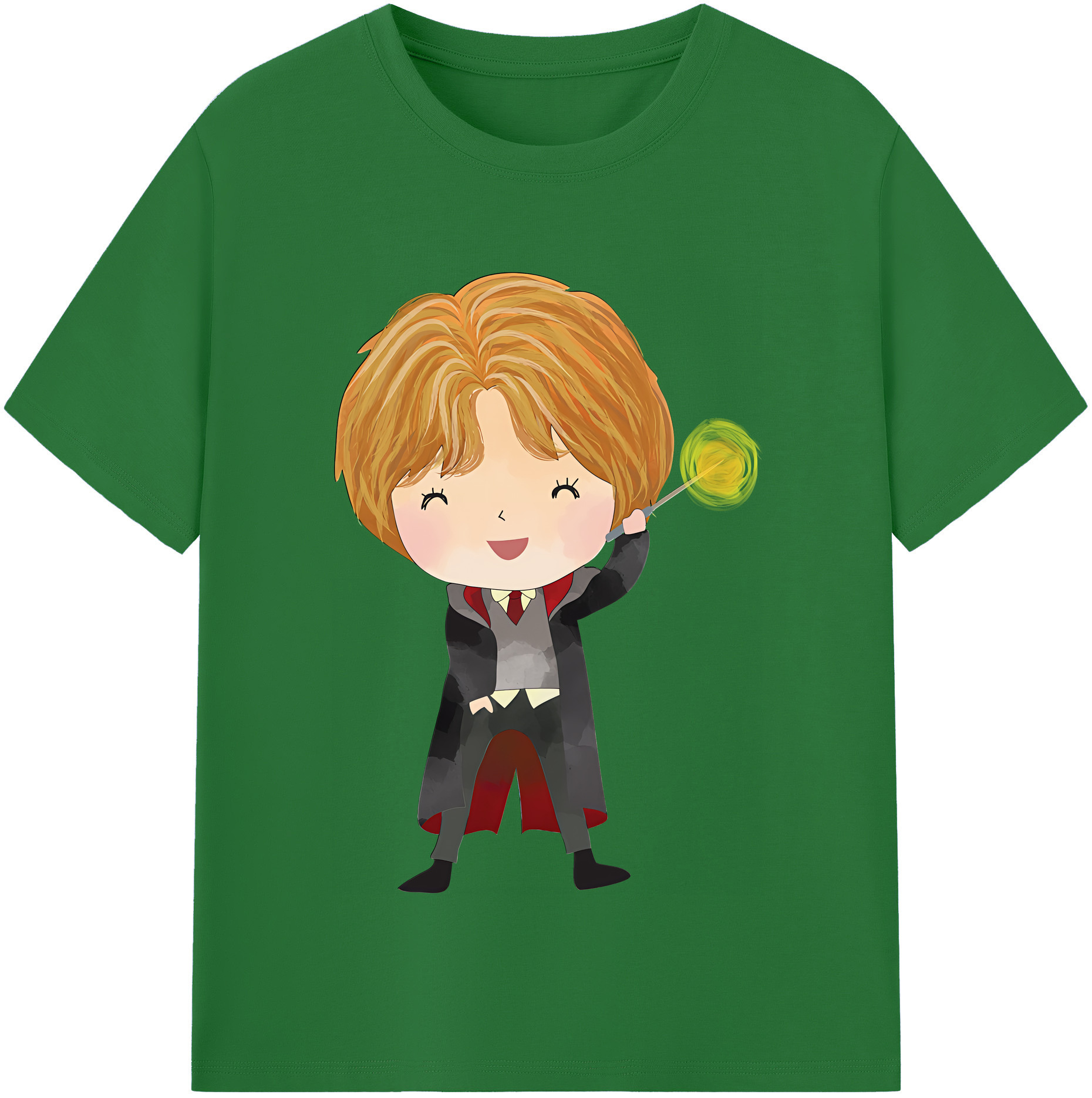 （画像用） Harry Potter ハリー・ポッターシリーズ 綿100％半袖Tシャツ（フロントプリント）