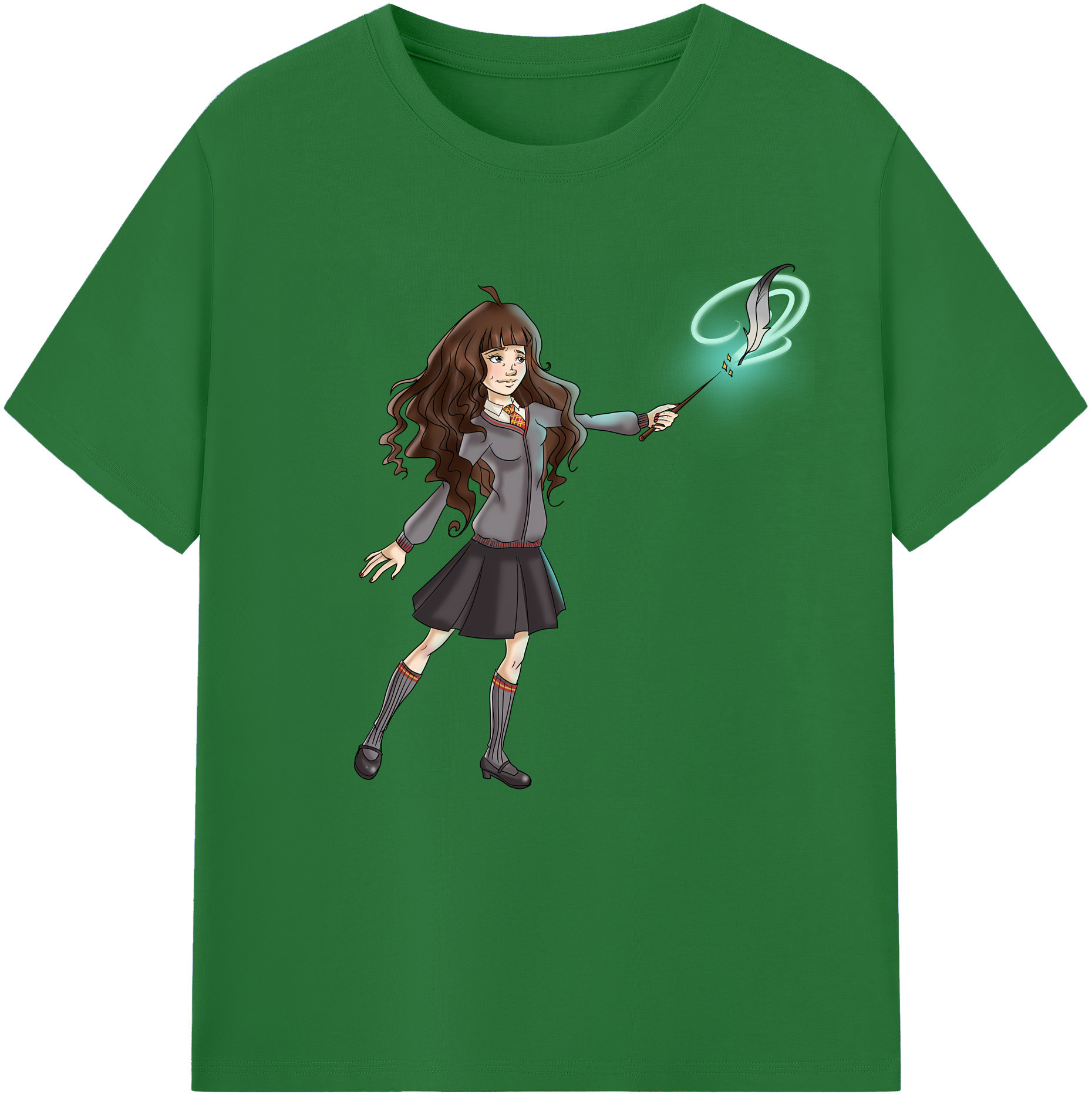 （画像用） Harry Potter ハリー・ポッターシリーズ 綿100％半袖Tシャツ（フロントプリント）