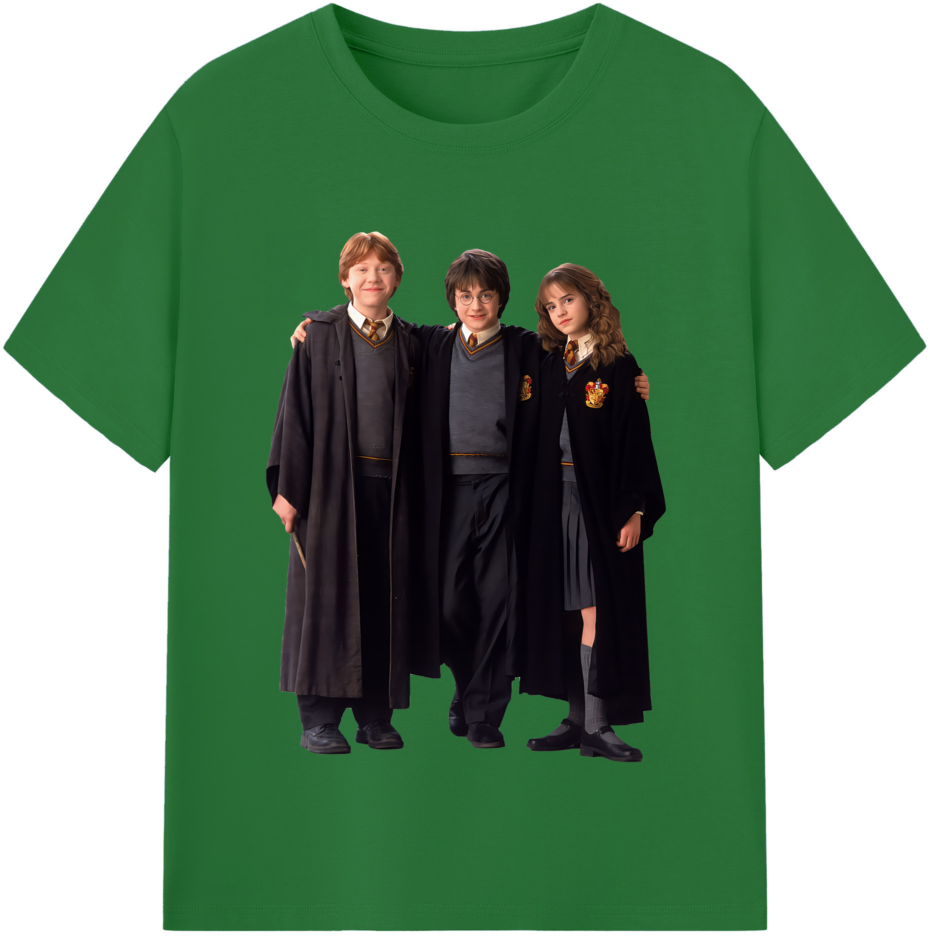 （画像用） Harry Potter ハリー・ポッターシリーズ 綿100％半袖Tシャツ（フロントプリント）