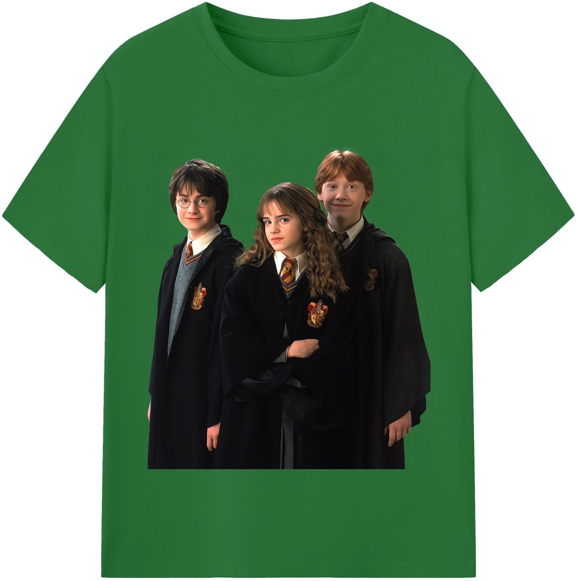 （画像用） Harry Potter ハリー・ポッターシリーズ 綿100％半袖Tシャツ（フロントプリント）