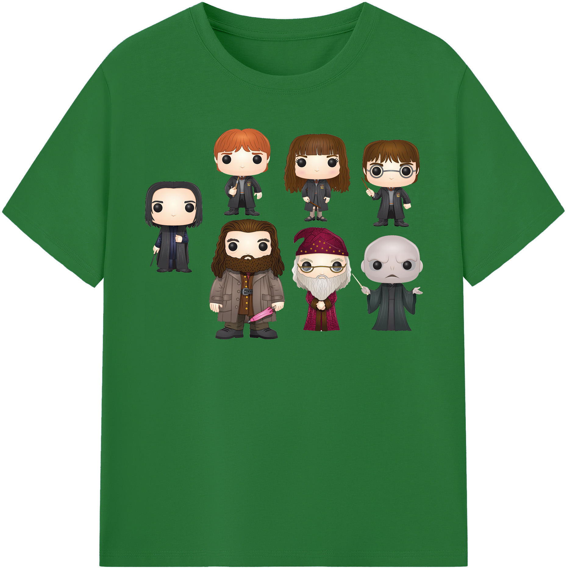 （画像用） Harry Potter ハリー・ポッターシリーズ 綿100％半袖Tシャツ（フロントプリント）