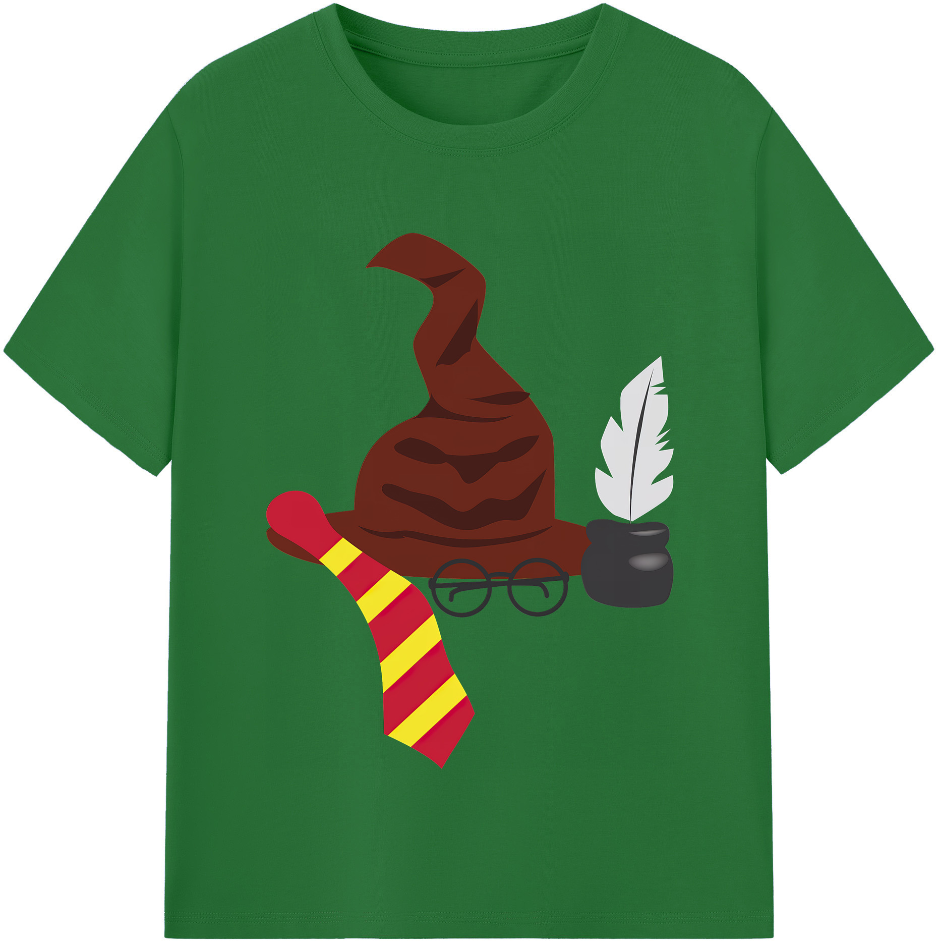 （画像用） Harry Potter ハリー・ポッターシリーズ 綿100％半袖Tシャツ（フロントプリント）