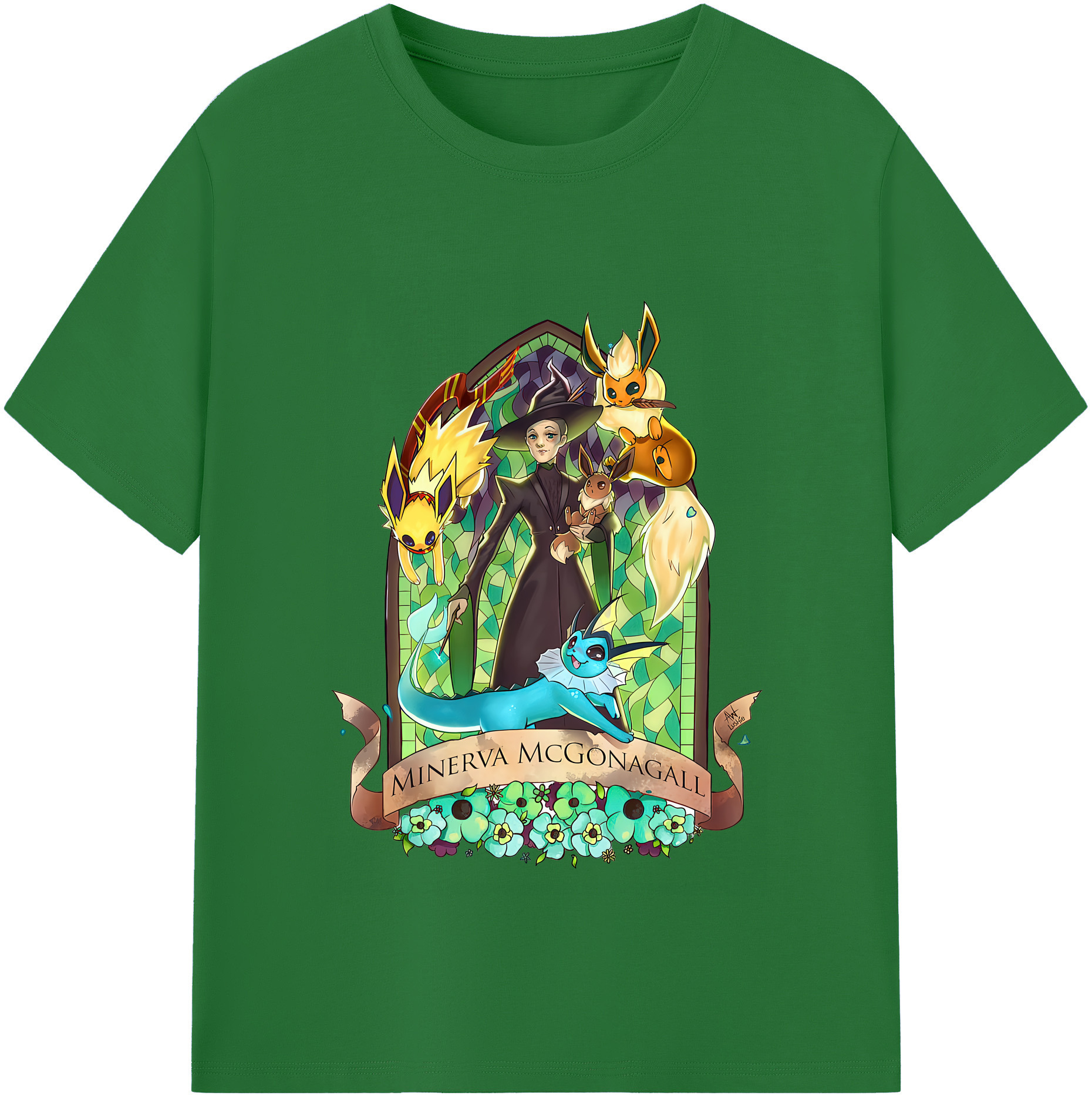 （画像用） Harry Potter ハリー・ポッターシリーズ 綿100％半袖Tシャツ（フロントプリント）