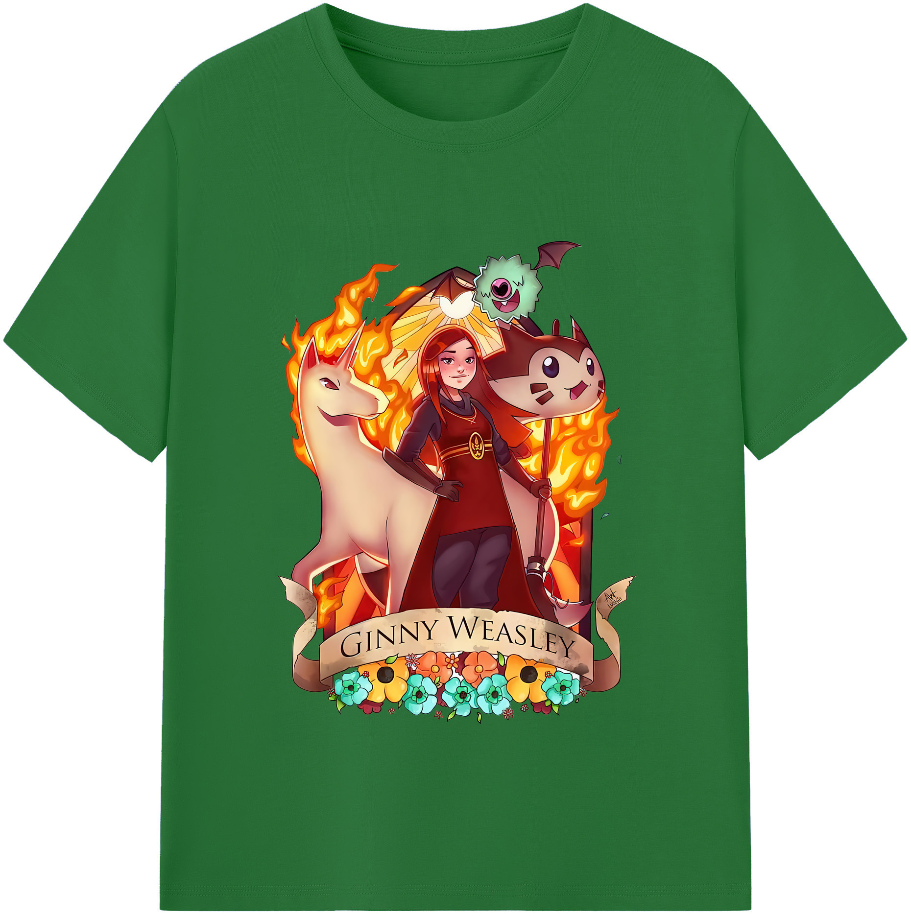 （画像用） Harry Potter ハリー・ポッターシリーズ 綿100％半袖Tシャツ（フロントプリント）