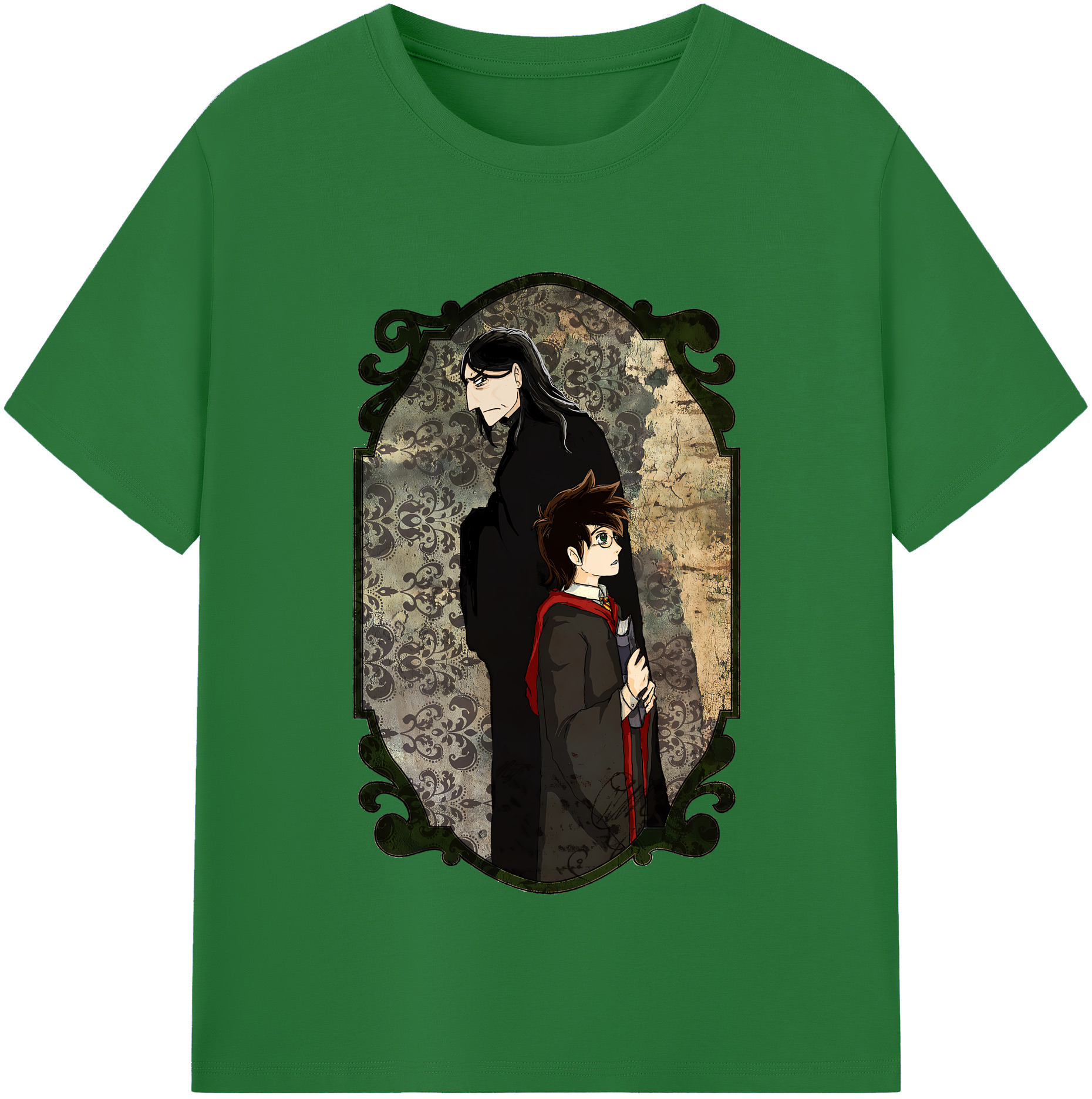 （画像用） Harry Potter ハリー・ポッターシリーズ 綿100％半袖Tシャツ（フロントプリント）