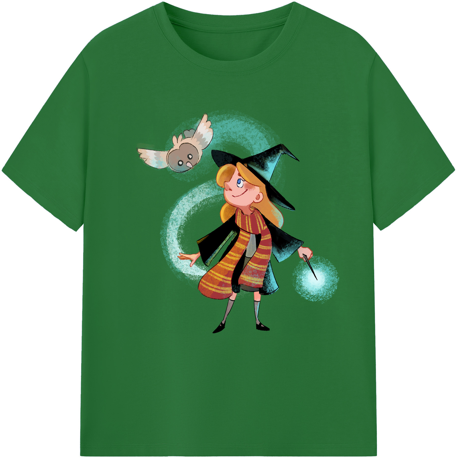 （画像用） Harry Potter ハリー・ポッターシリーズ 綿100％半袖Tシャツ（フロントプリント）