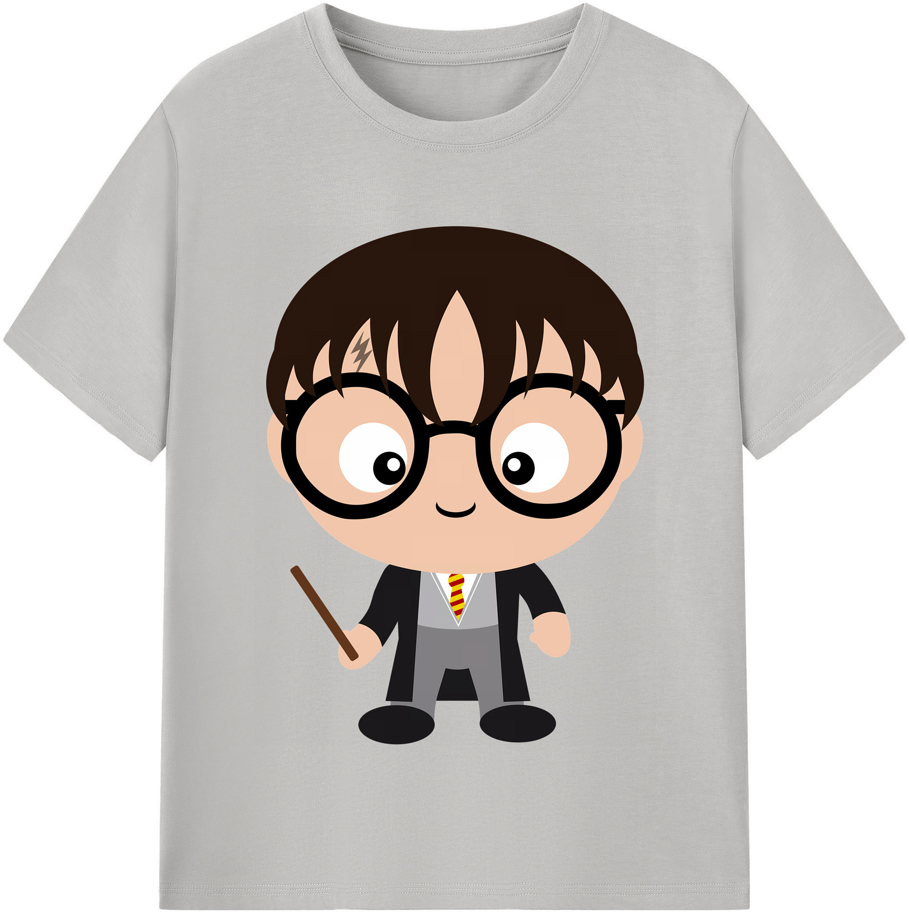 （画像用） Harry Potter ハリー・ポッターシリーズ 綿100％半袖Tシャツ（フロントプリント）