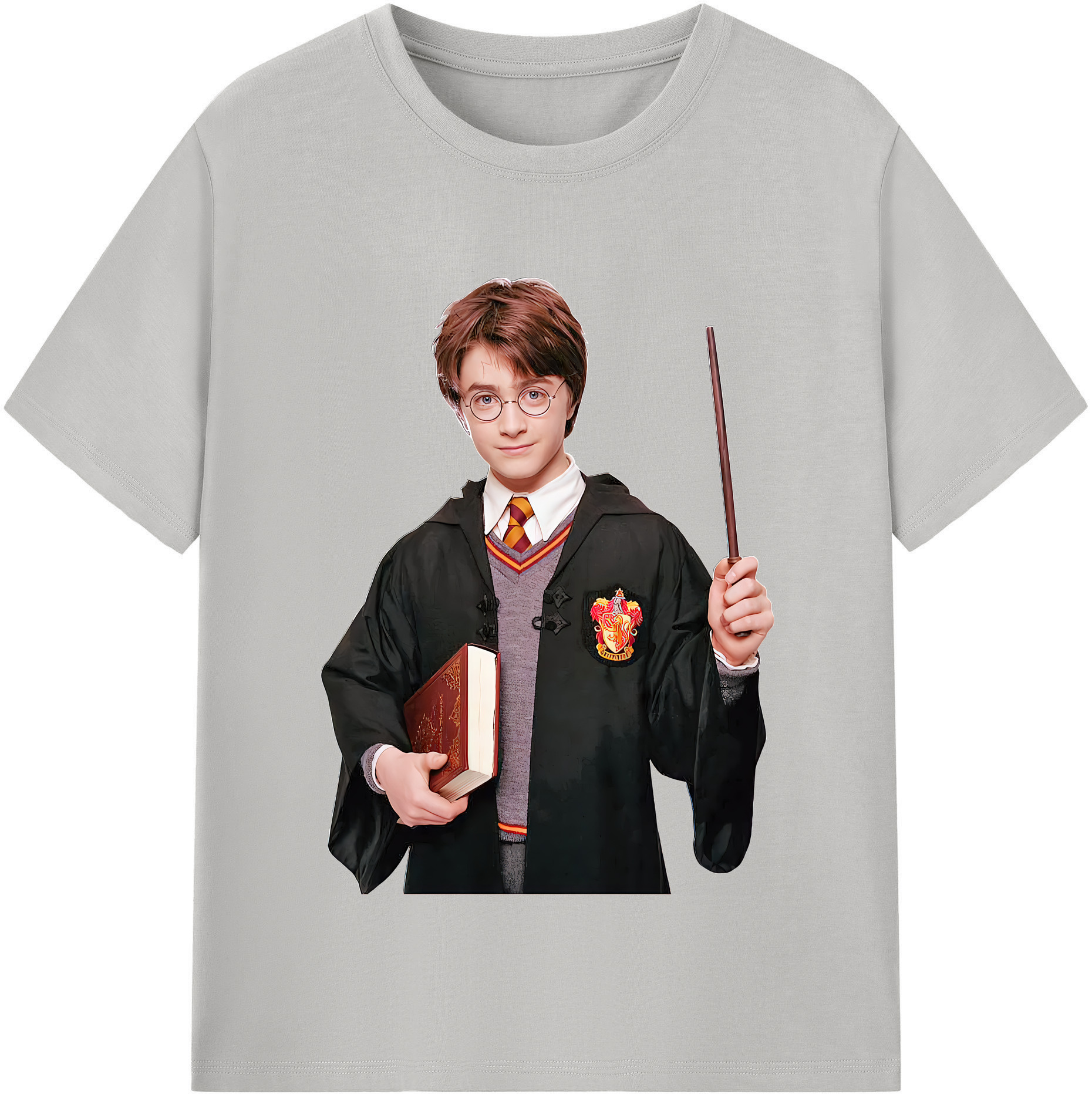（画像用） Harry Potter ハリー・ポッターシリーズ 綿100％半袖Tシャツ（フロントプリント）