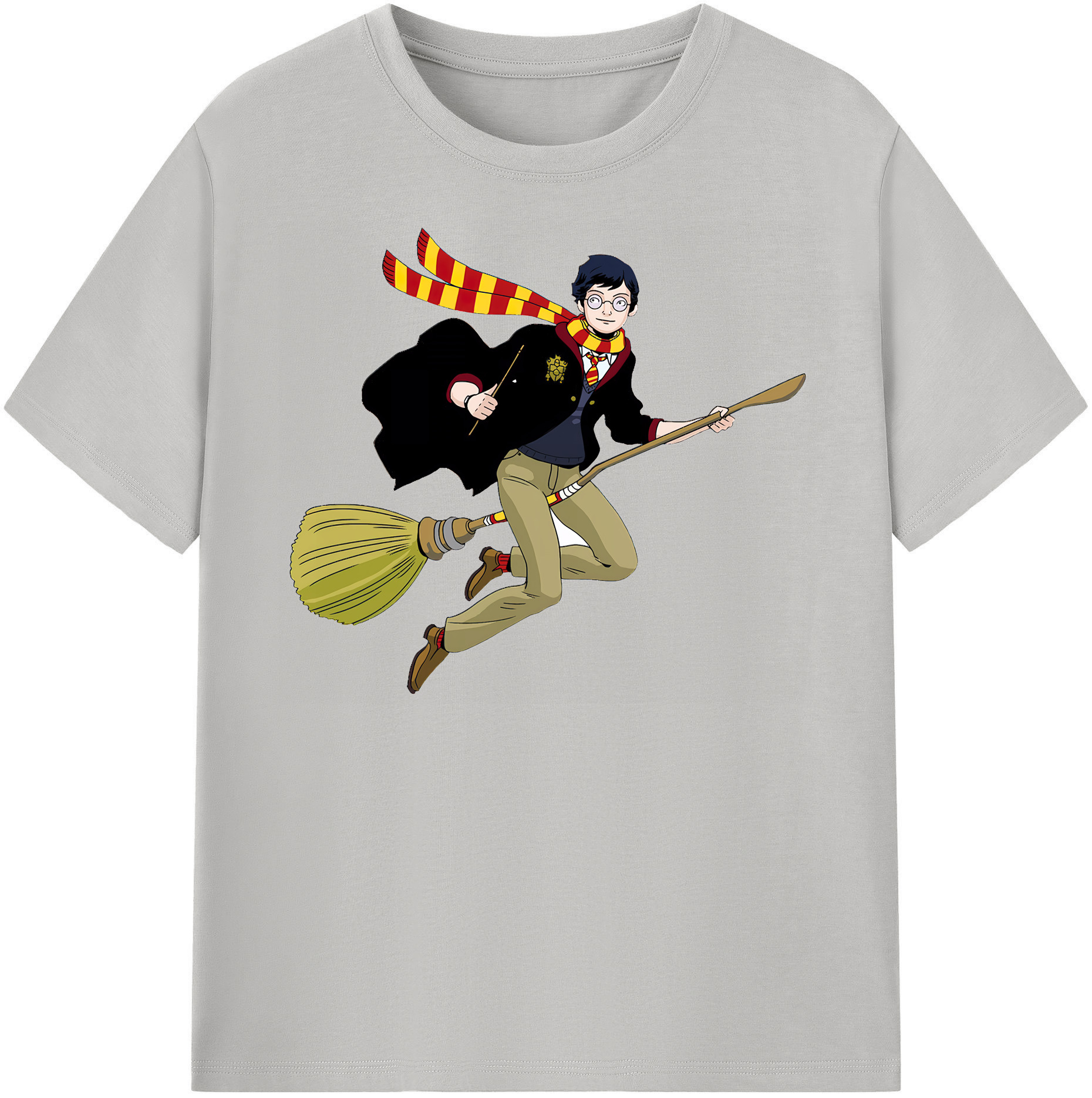 （画像用） Harry Potter ハリー・ポッターシリーズ 綿100％半袖Tシャツ（フロントプリント）