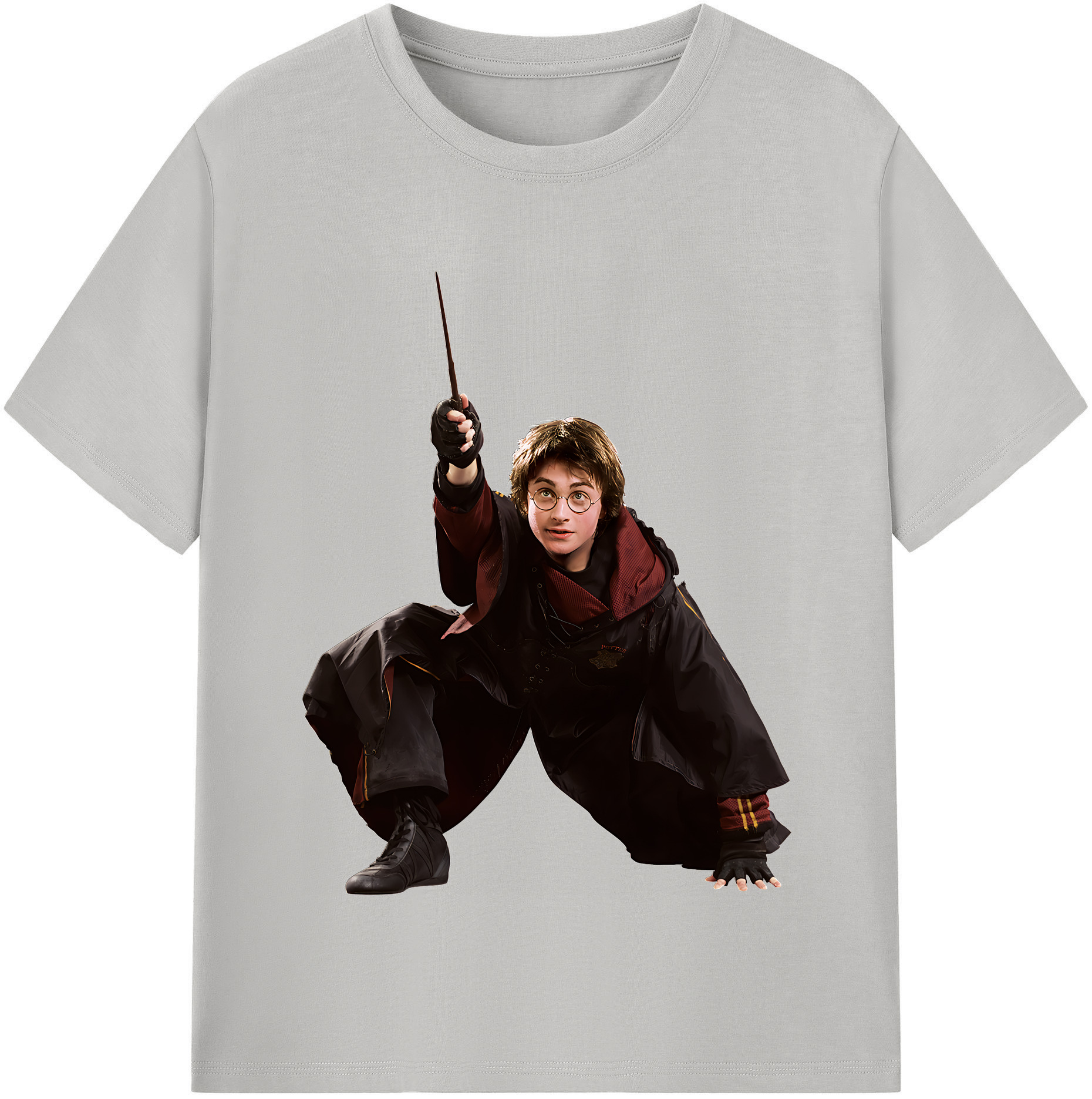 （画像用） Harry Potter ハリー・ポッターシリーズ 綿100％半袖Tシャツ（フロントプリント）