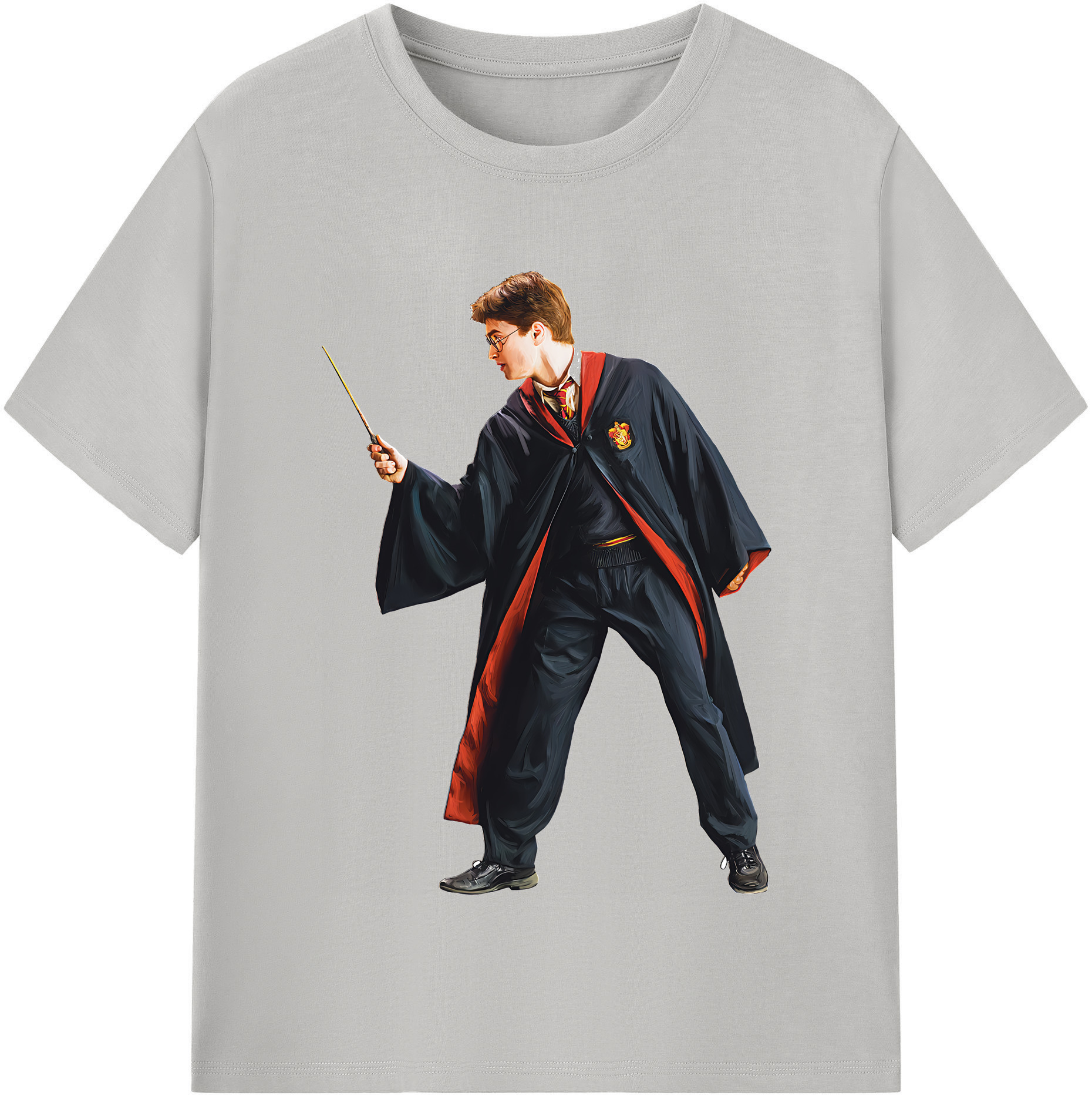 （画像用） Harry Potter ハリー・ポッターシリーズ 綿100％半袖Tシャツ（フロントプリント）