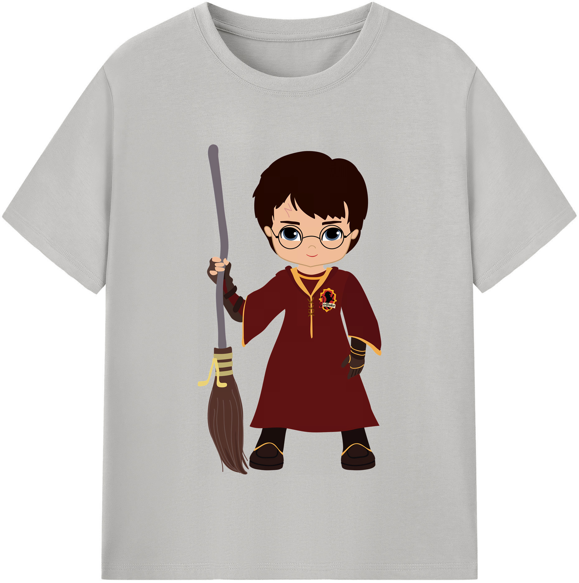 （画像用） Harry Potter ハリー・ポッターシリーズ 綿100％半袖Tシャツ（フロントプリント）