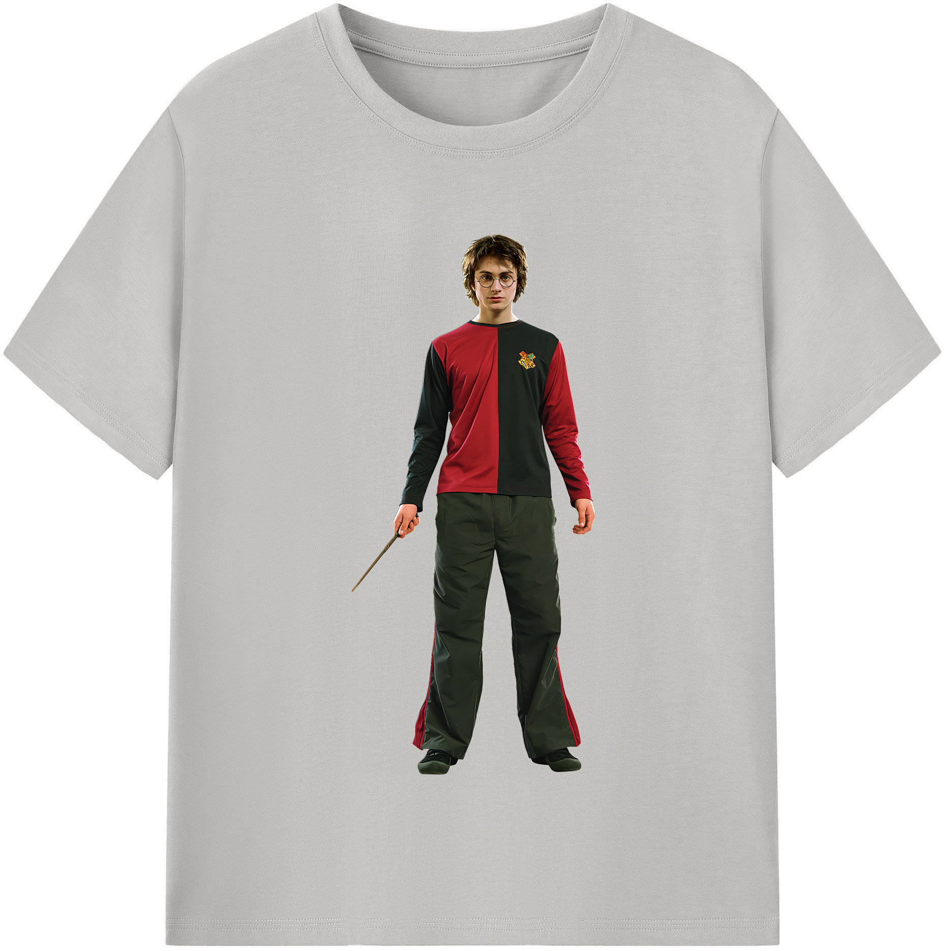 （画像用） Harry Potter ハリー・ポッターシリーズ 綿100％半袖Tシャツ（フロントプリント）