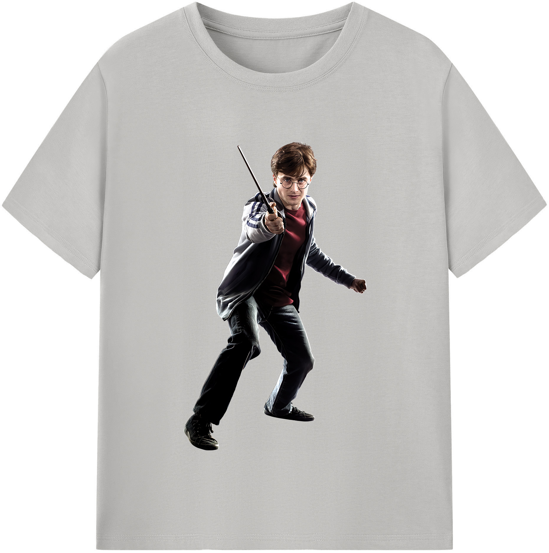 （画像用） Harry Potter ハリー・ポッターシリーズ 綿100％半袖Tシャツ（フロントプリント）
