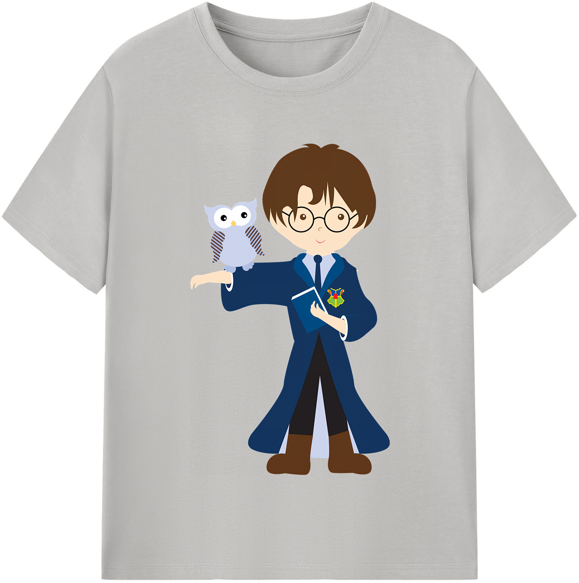 （画像用） Harry Potter ハリー・ポッターシリーズ 綿100％半袖Tシャツ（フロントプリント）