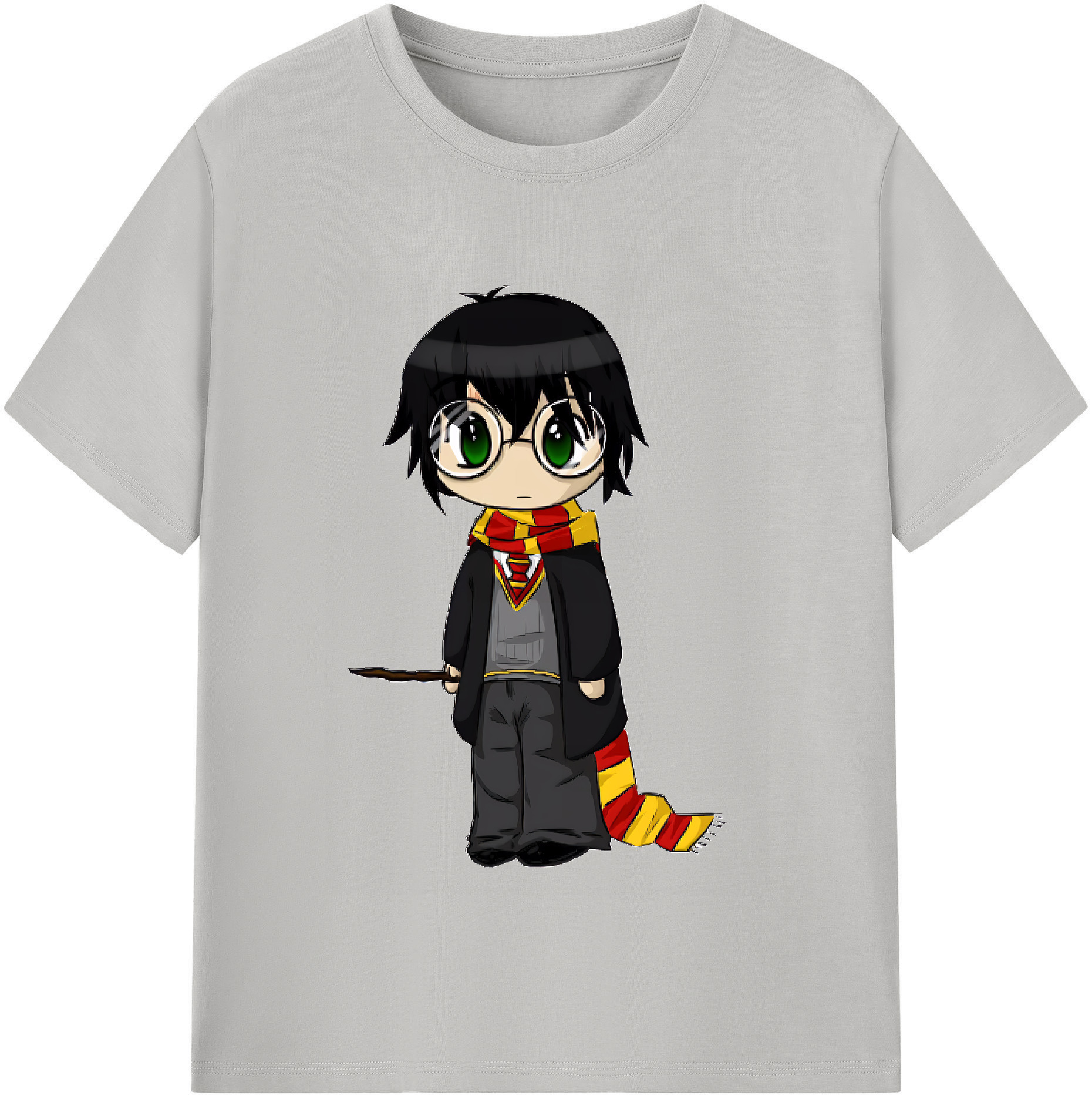 （画像用） Harry Potter ハリー・ポッターシリーズ 綿100％半袖Tシャツ（フロントプリント）