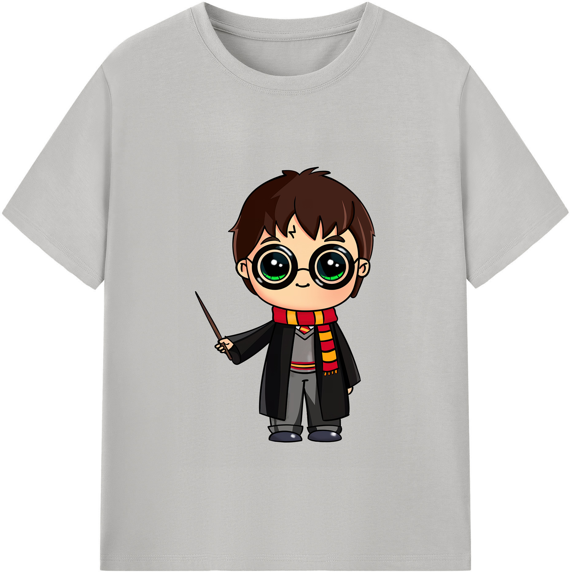 （画像用） Harry Potter ハリー・ポッターシリーズ 綿100％半袖Tシャツ（フロントプリント）