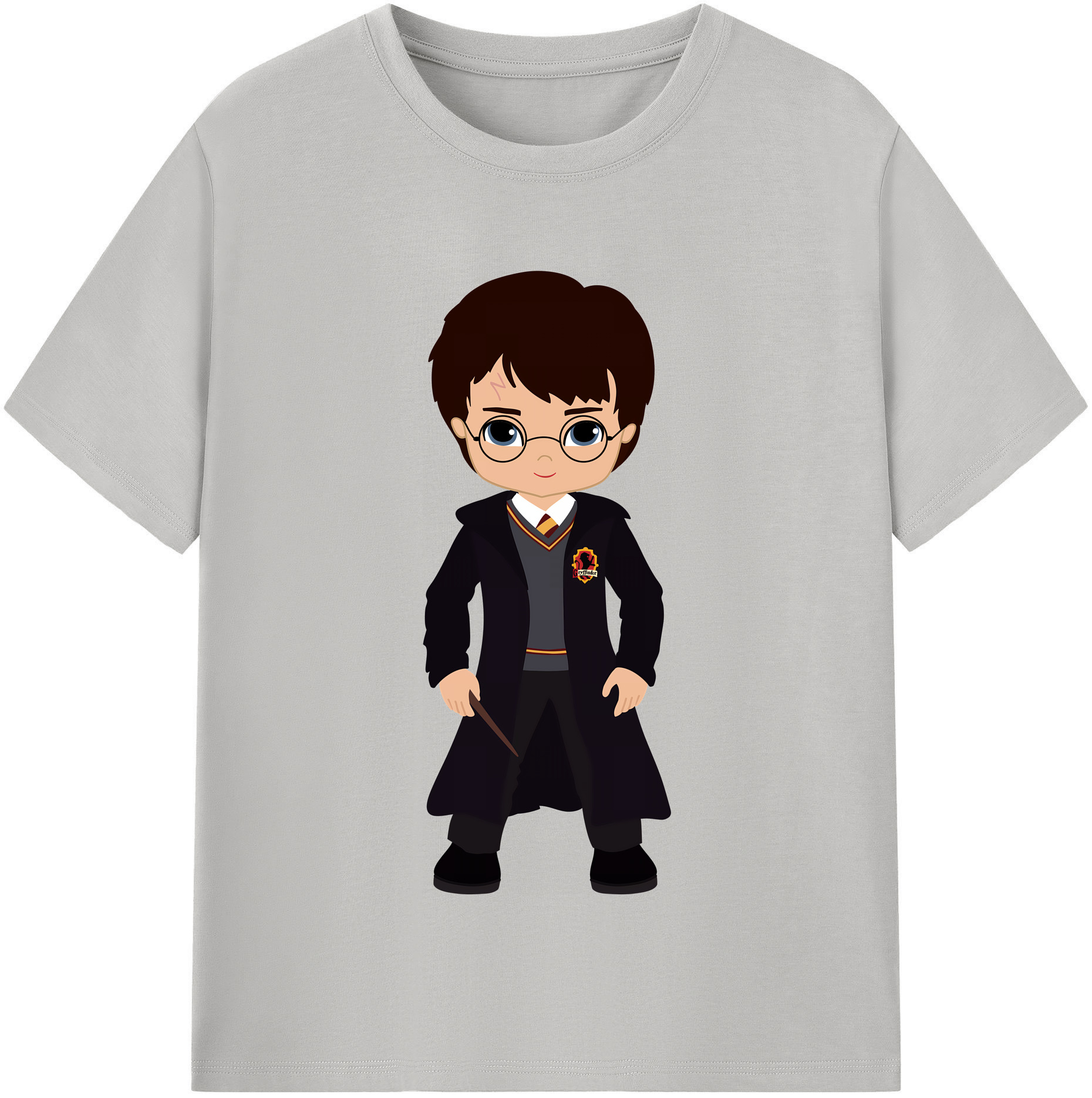 （画像用） Harry Potter ハリー・ポッターシリーズ 綿100％半袖Tシャツ（フロントプリント）