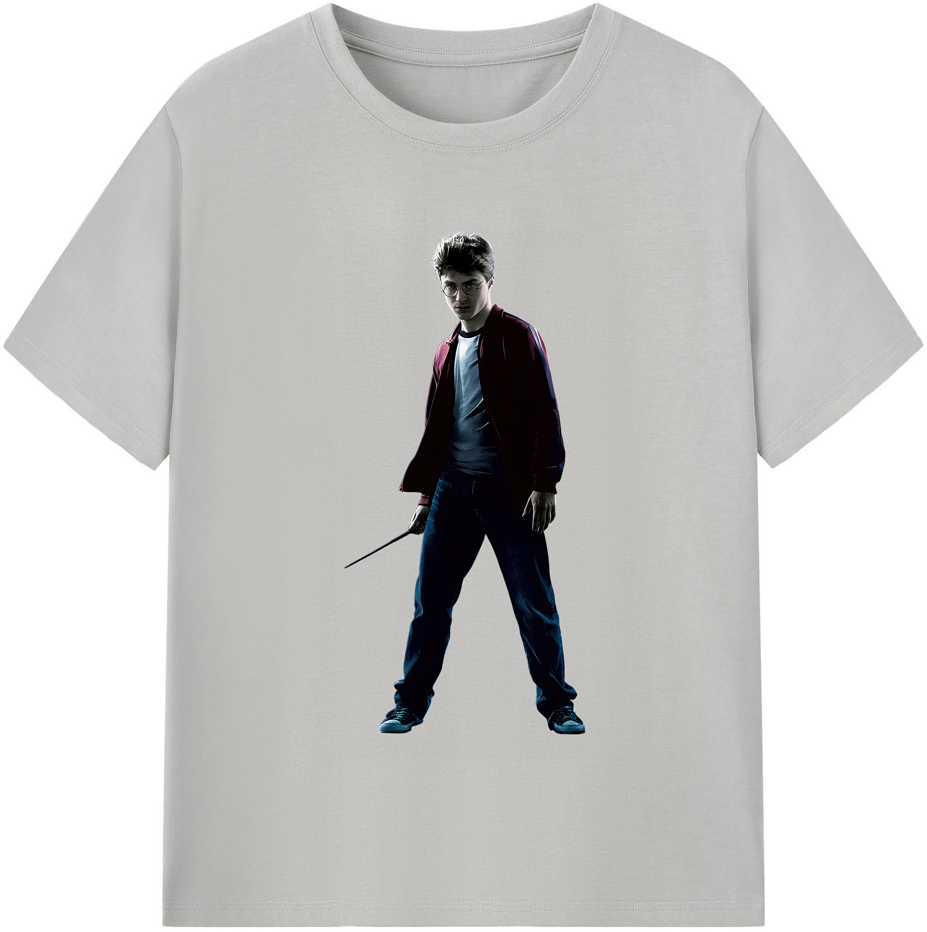 （画像用） Harry Potter ハリー・ポッターシリーズ 綿100％半袖Tシャツ（フロントプリント）