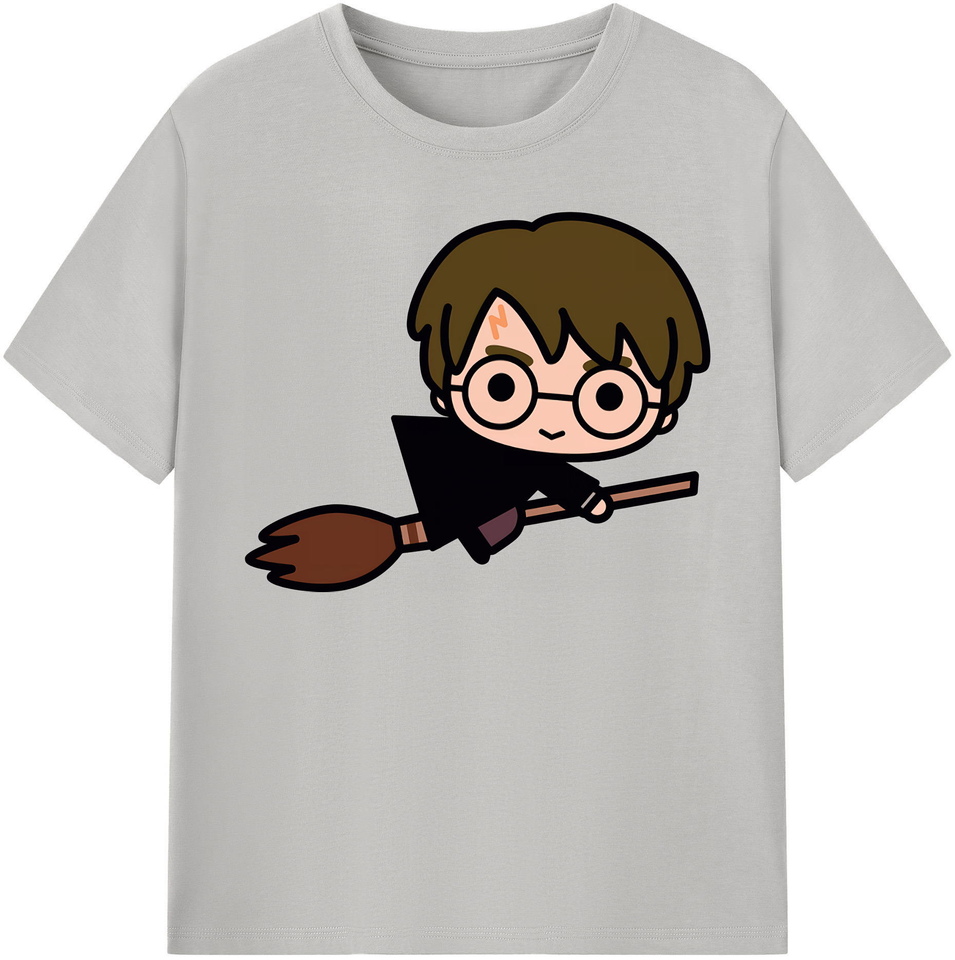 （画像用） Harry Potter ハリー・ポッターシリーズ 綿100％半袖Tシャツ（フロントプリント）