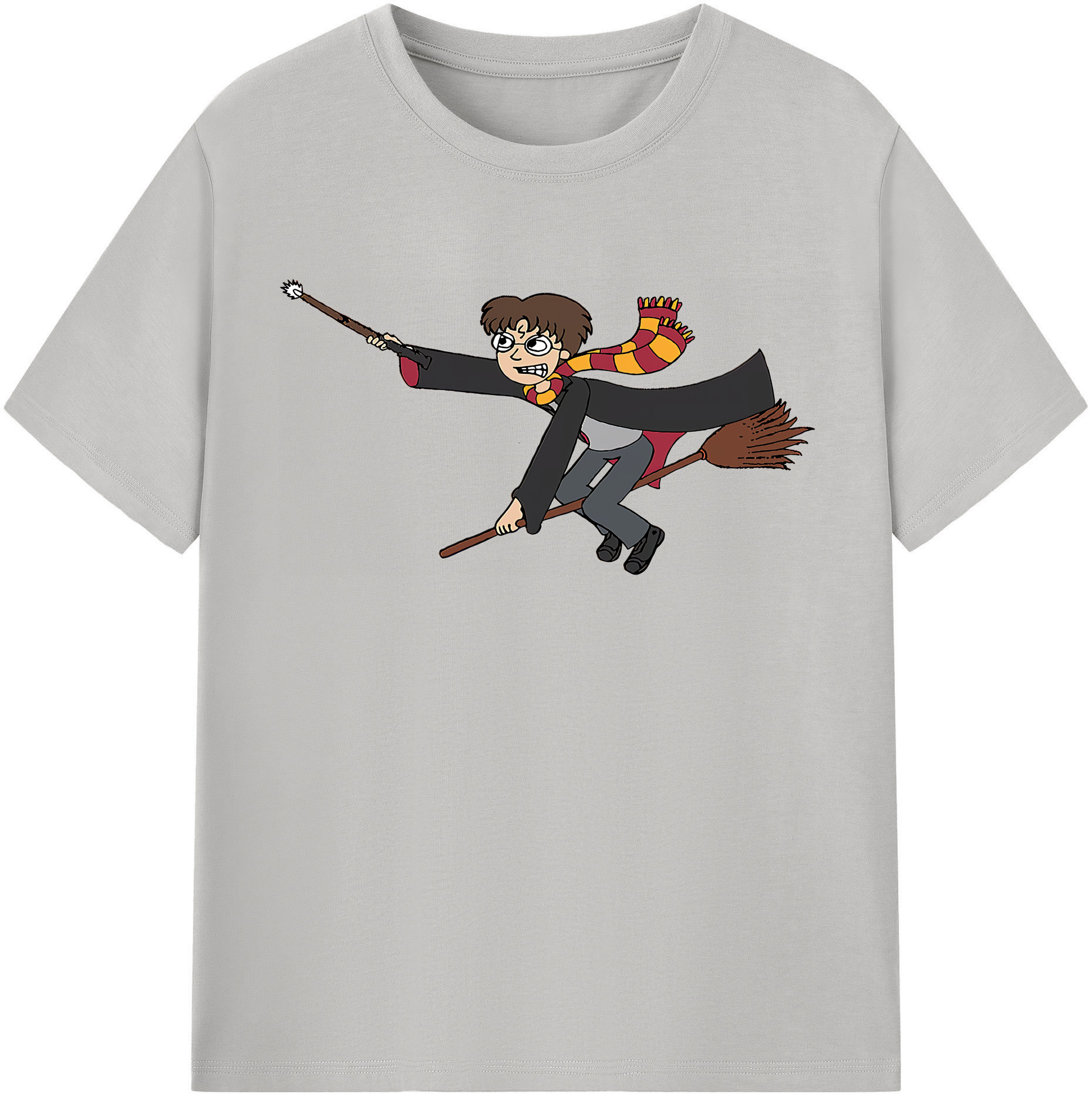 （画像用） Harry Potter ハリー・ポッターシリーズ 綿100％半袖Tシャツ（フロントプリント）