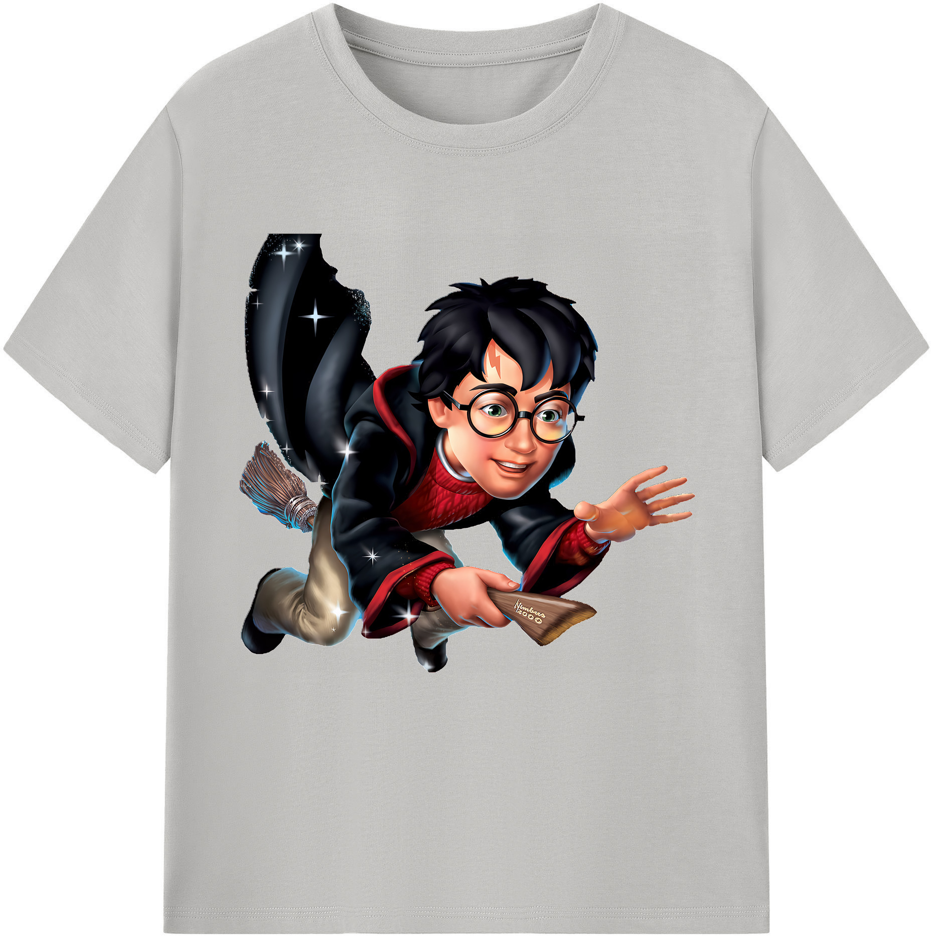（画像用） Harry Potter ハリー・ポッターシリーズ 綿100％半袖Tシャツ（フロントプリント）
