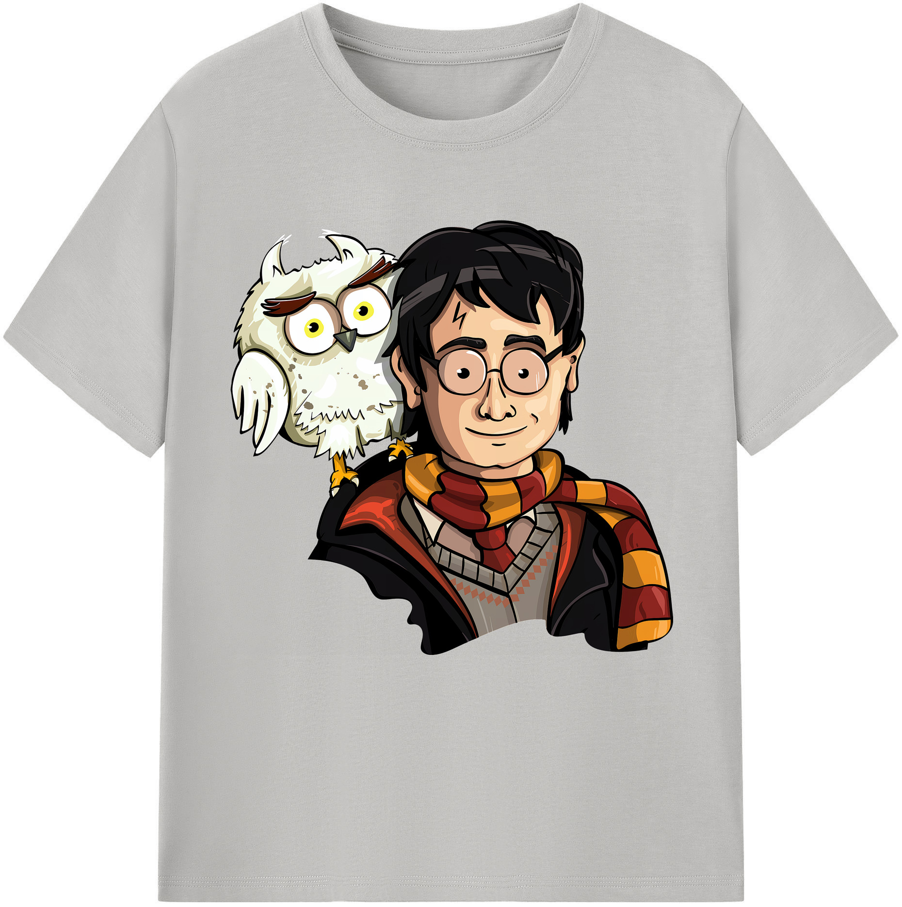 （画像用） Harry Potter ハリー・ポッターシリーズ 綿100％半袖Tシャツ（フロントプリント）