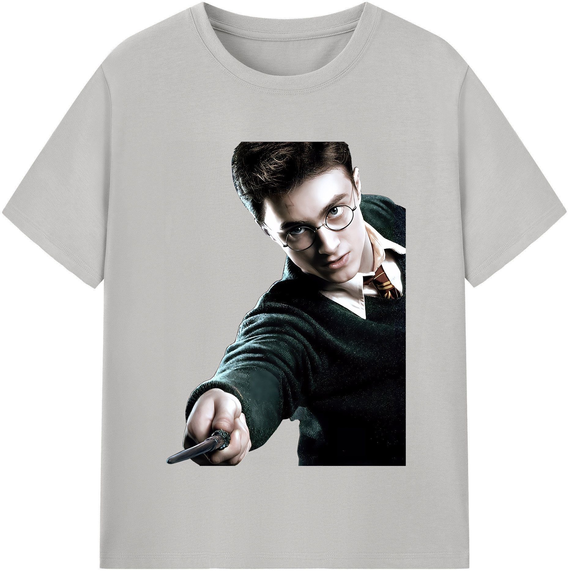 （画像用） Harry Potter ハリー・ポッターシリーズ 綿100％半袖Tシャツ（フロントプリント）
