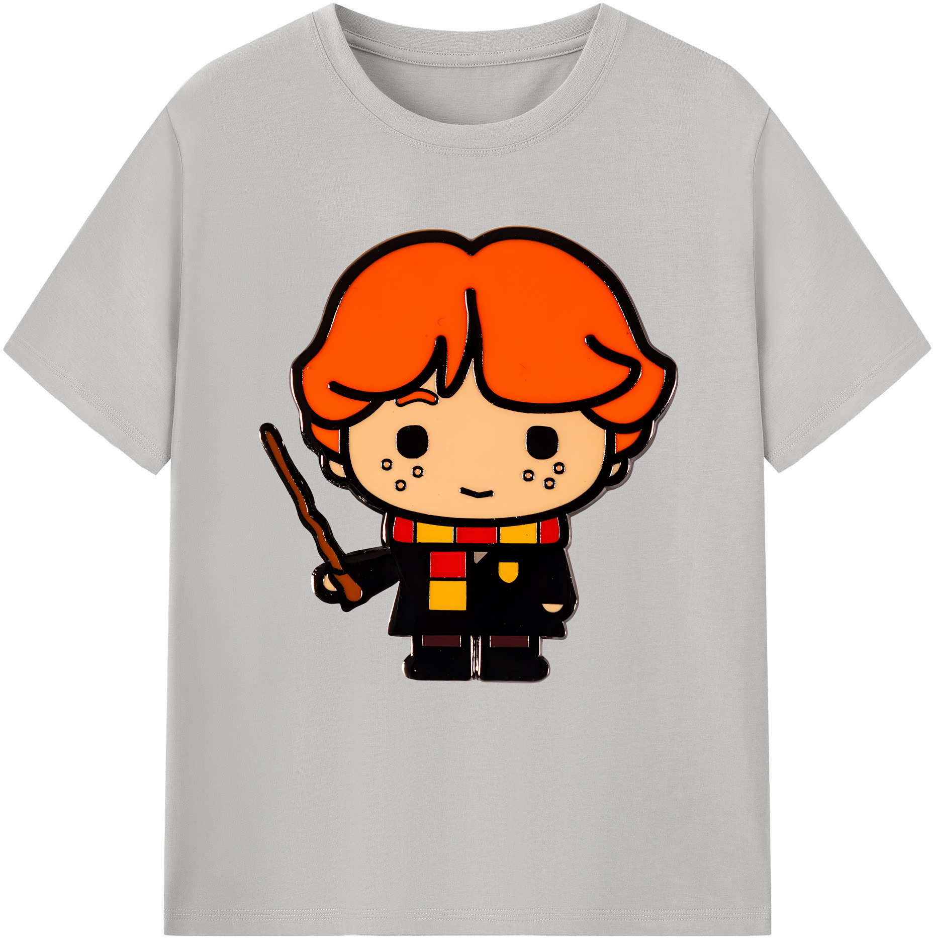 （画像用） Harry Potter ハリー・ポッターシリーズ 綿100％半袖Tシャツ（フロントプリント）