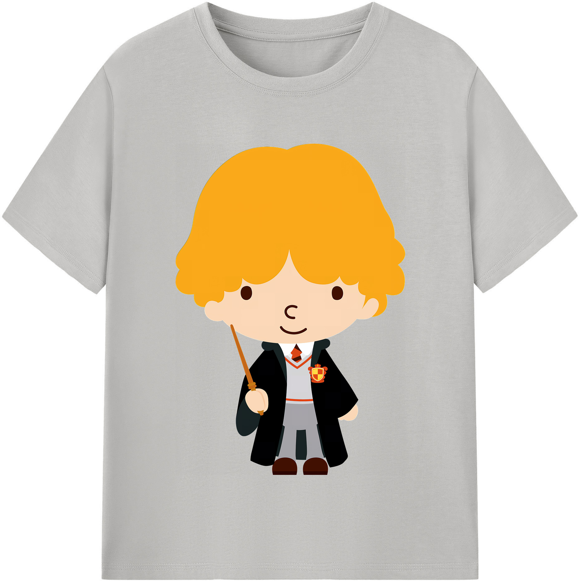 （画像用） Harry Potter ハリー・ポッターシリーズ 綿100％半袖Tシャツ（フロントプリント）
